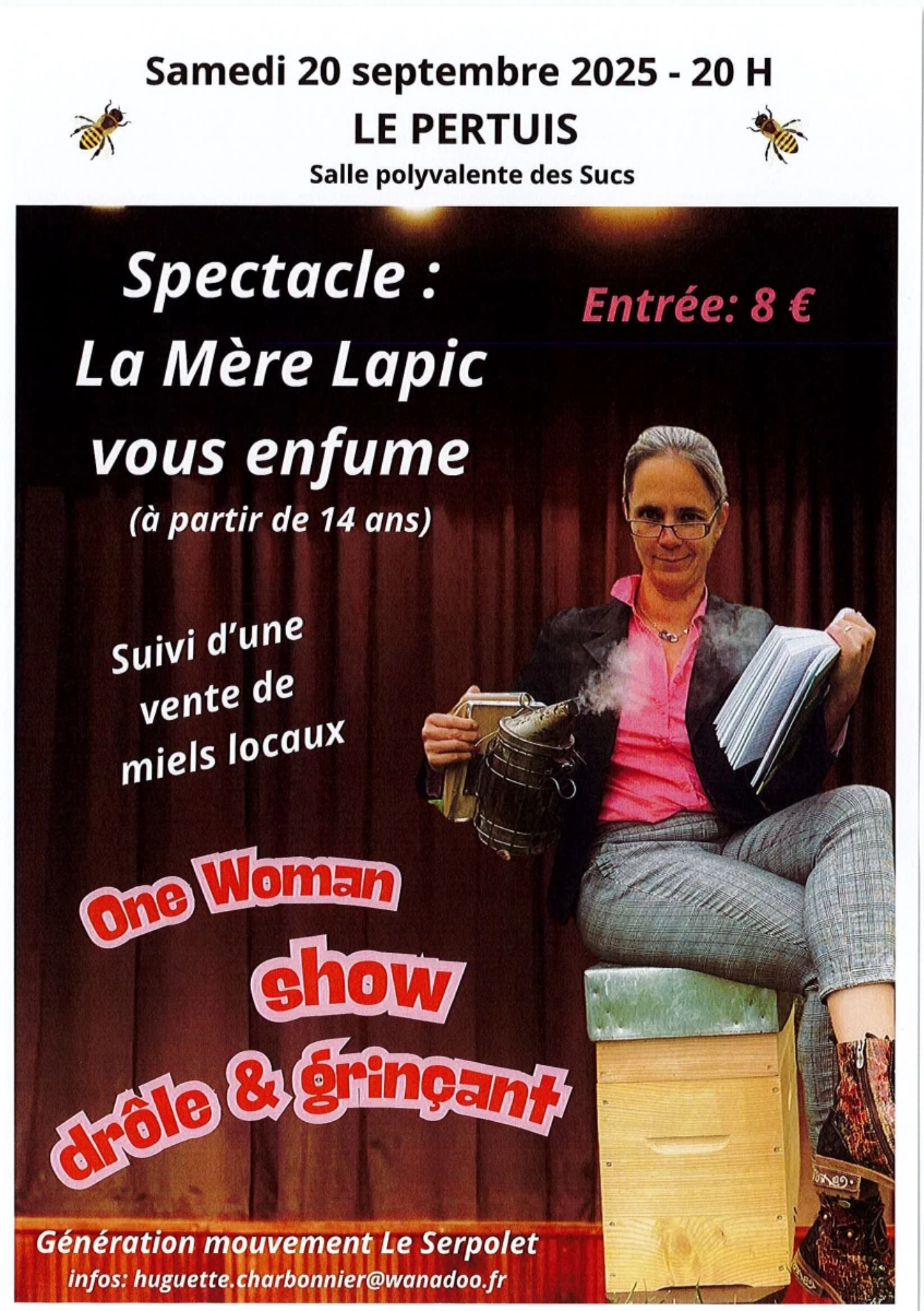 EVE_Spectacle : la mère Lapic vous enfume_Le Pertuis