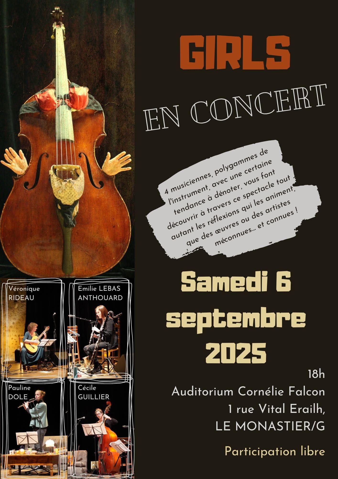 Concert de "Girls"_Le Monastier-sur-Gazeille
