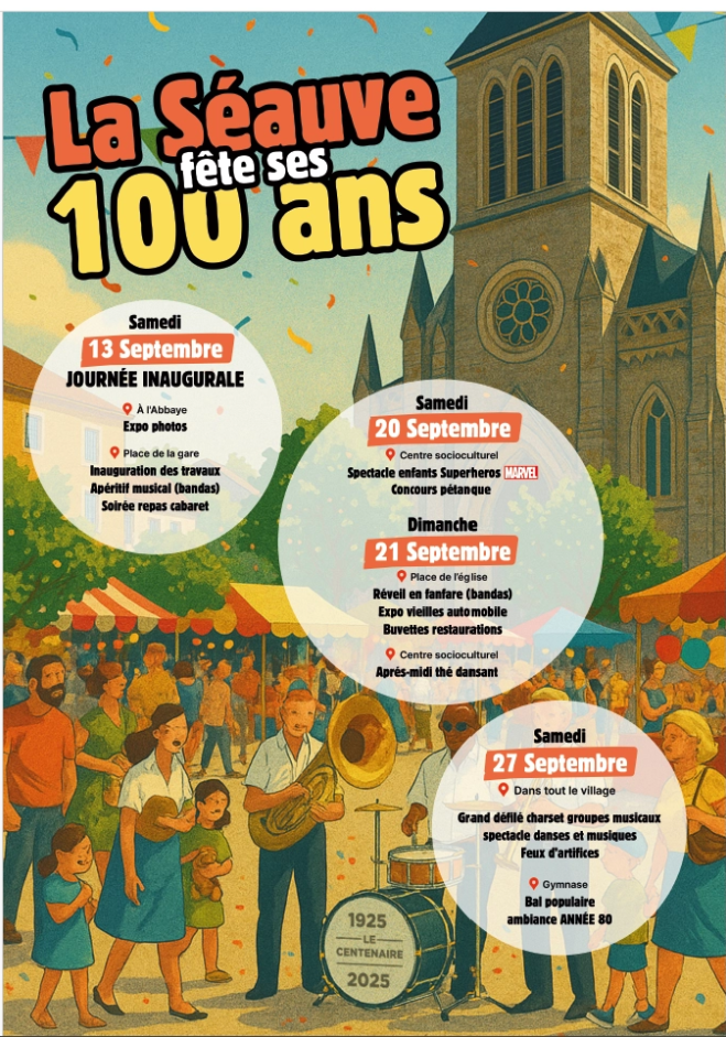 Centenaire de la commune - inauguration_La Séauve-sur-Semène