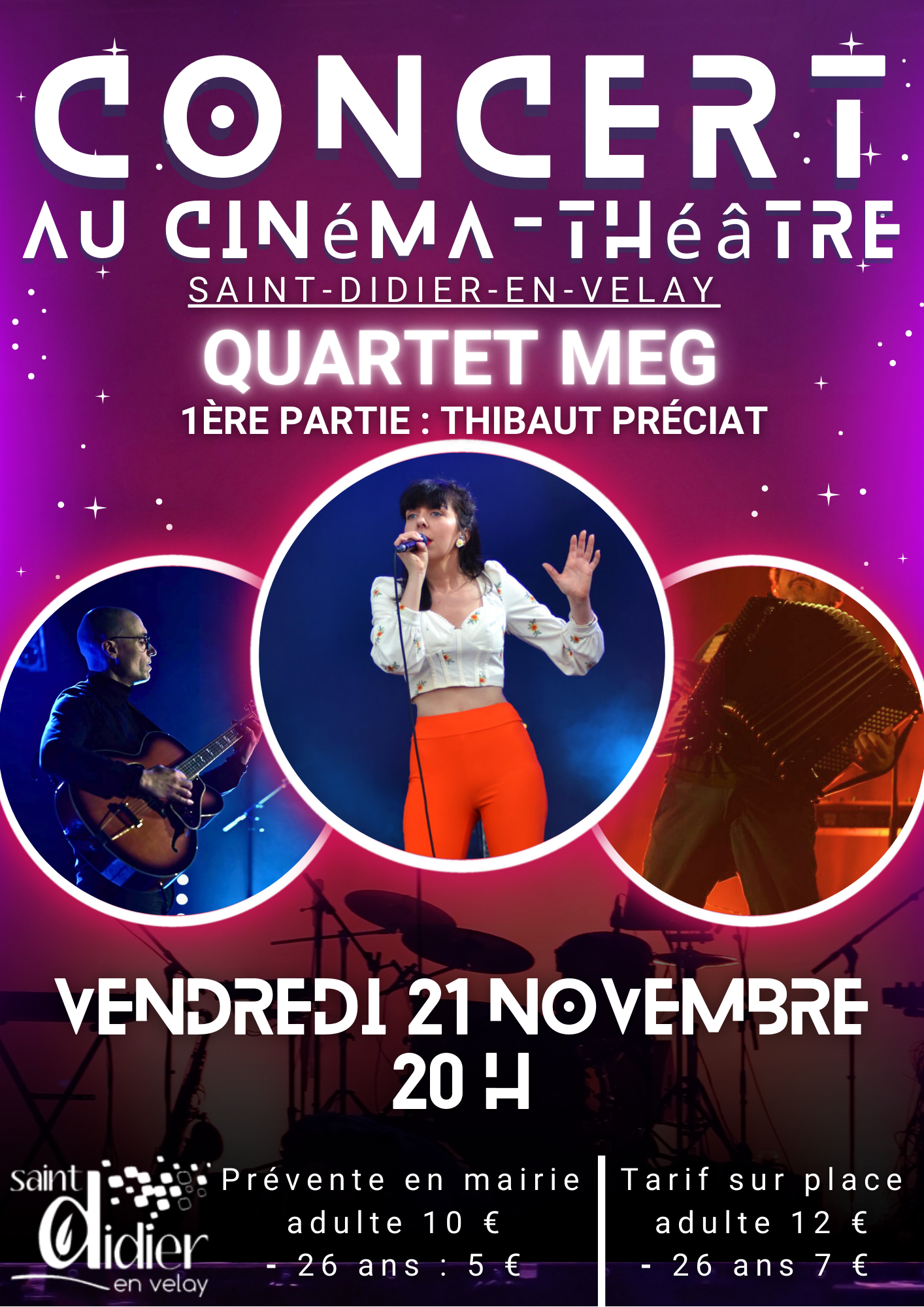 Concert - Quartet MEG_Saint-Didier-en-Velay