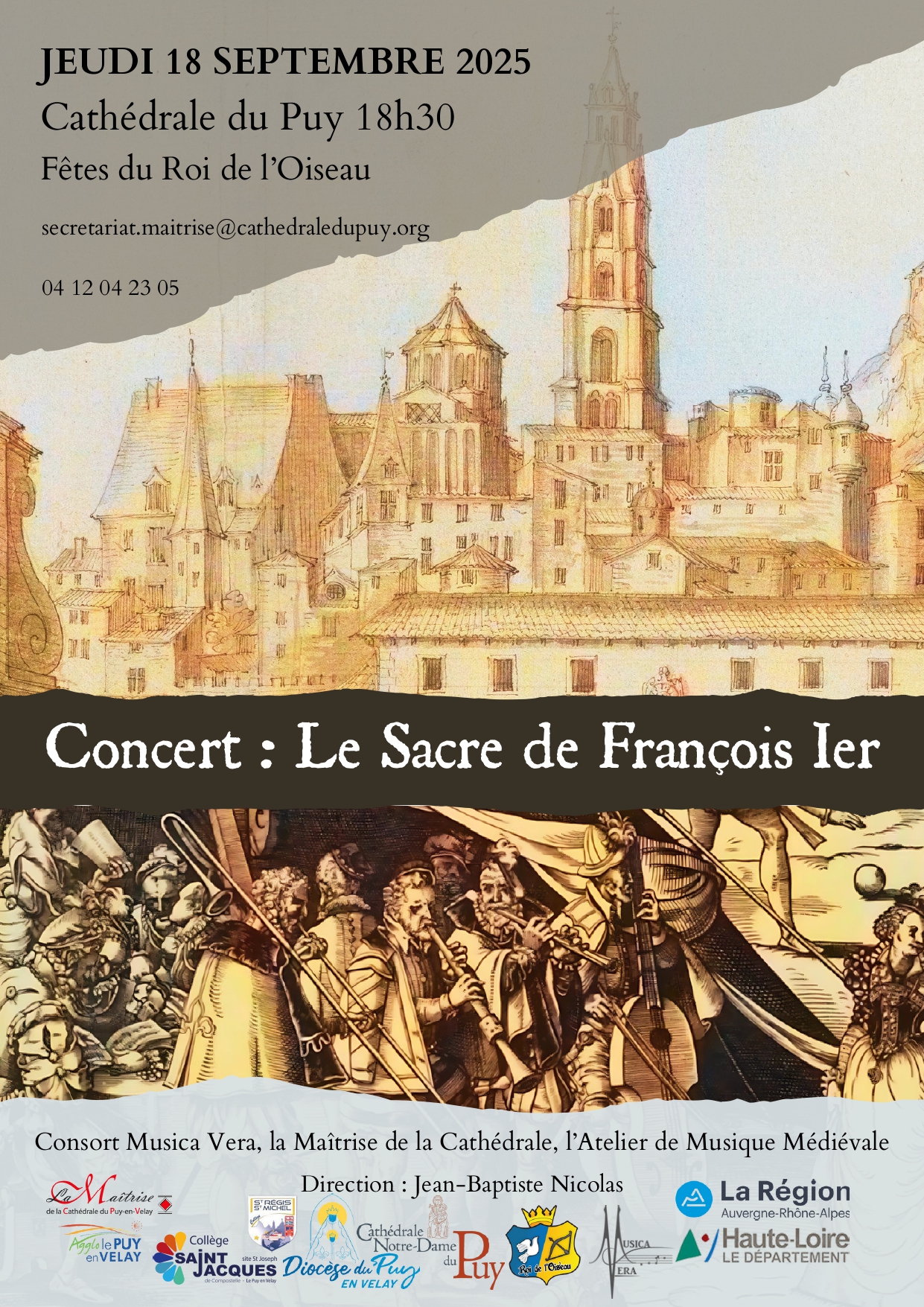 Concert : le sacre de François 1er_Le Puy-en-Velay