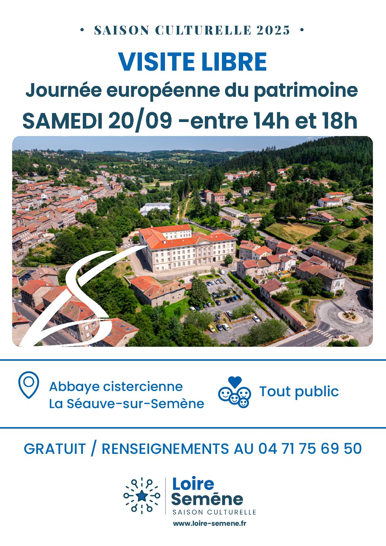 Journées Européennes du Patrimoine : Ouverture exceptionelle de l'abbaye_La Séauve-sur-Semène