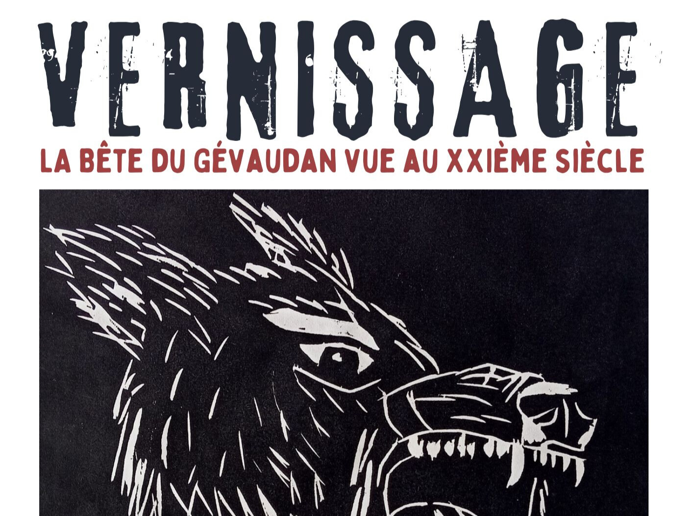 Vernissage exposition "La bête du Gévaudan vue au XXIème siècle"_Saugues