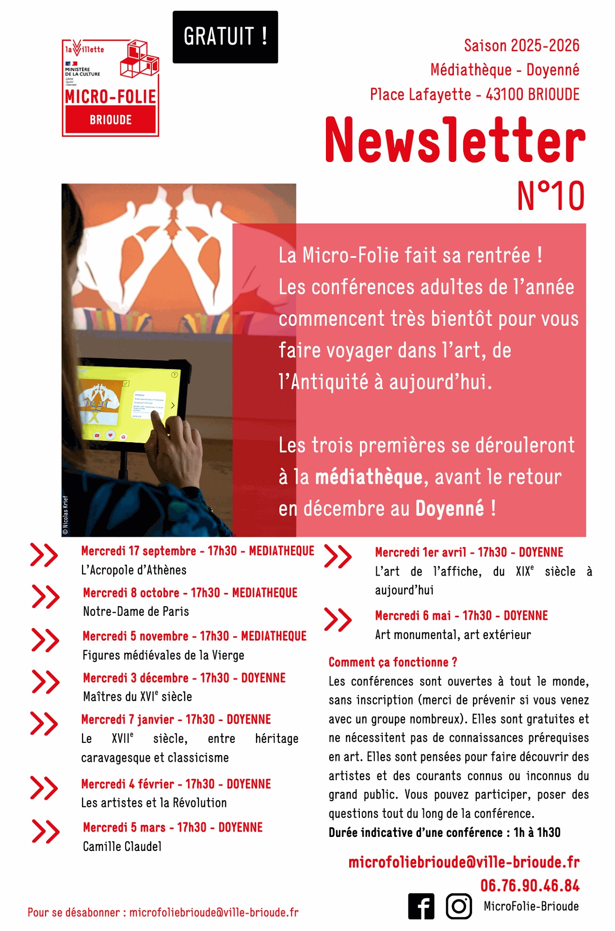Les conférences "adultes" à la Micro-folie : l'acropole d'Athènes_Brioude