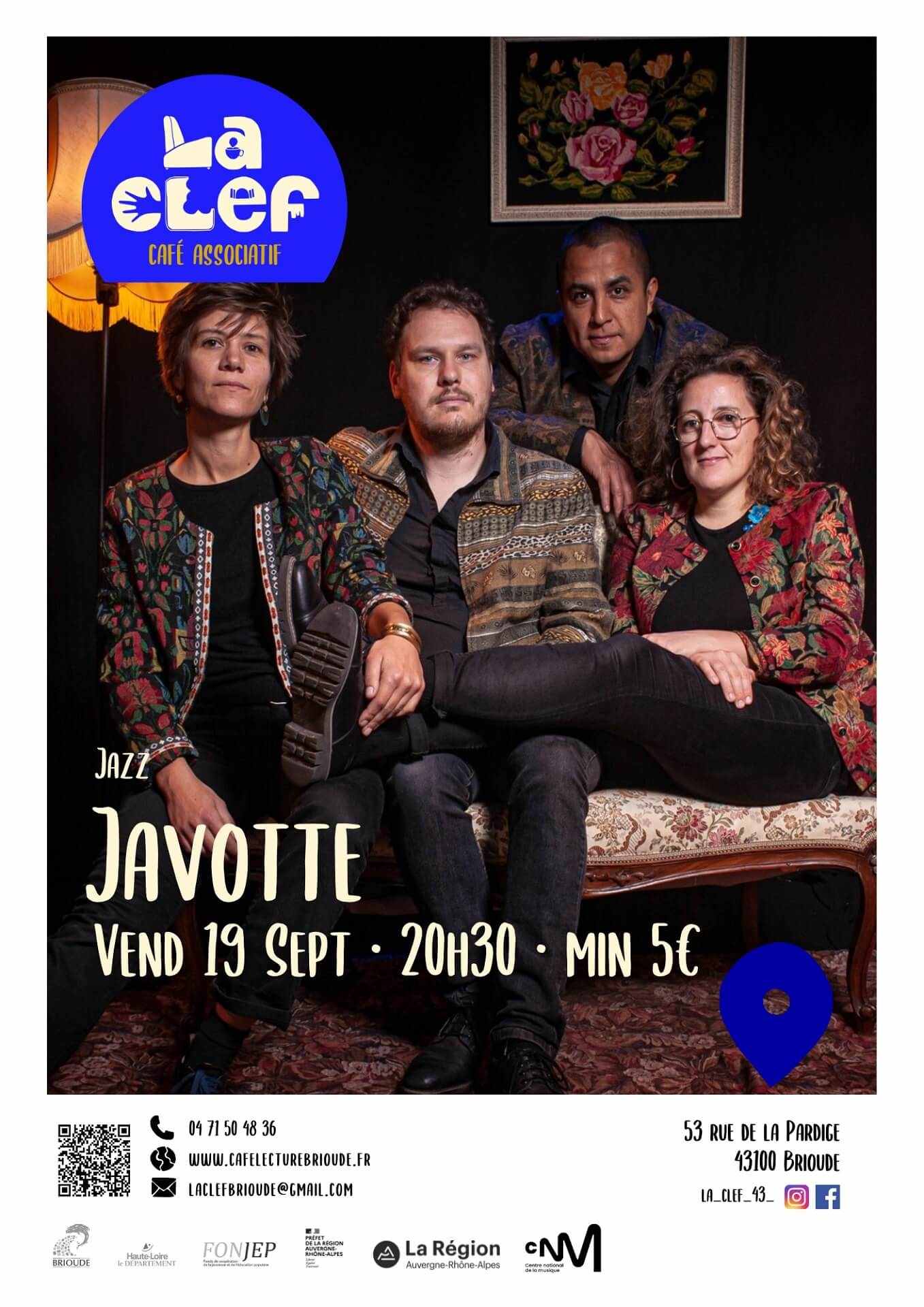 Javotte - Concert de jazz_Brioude