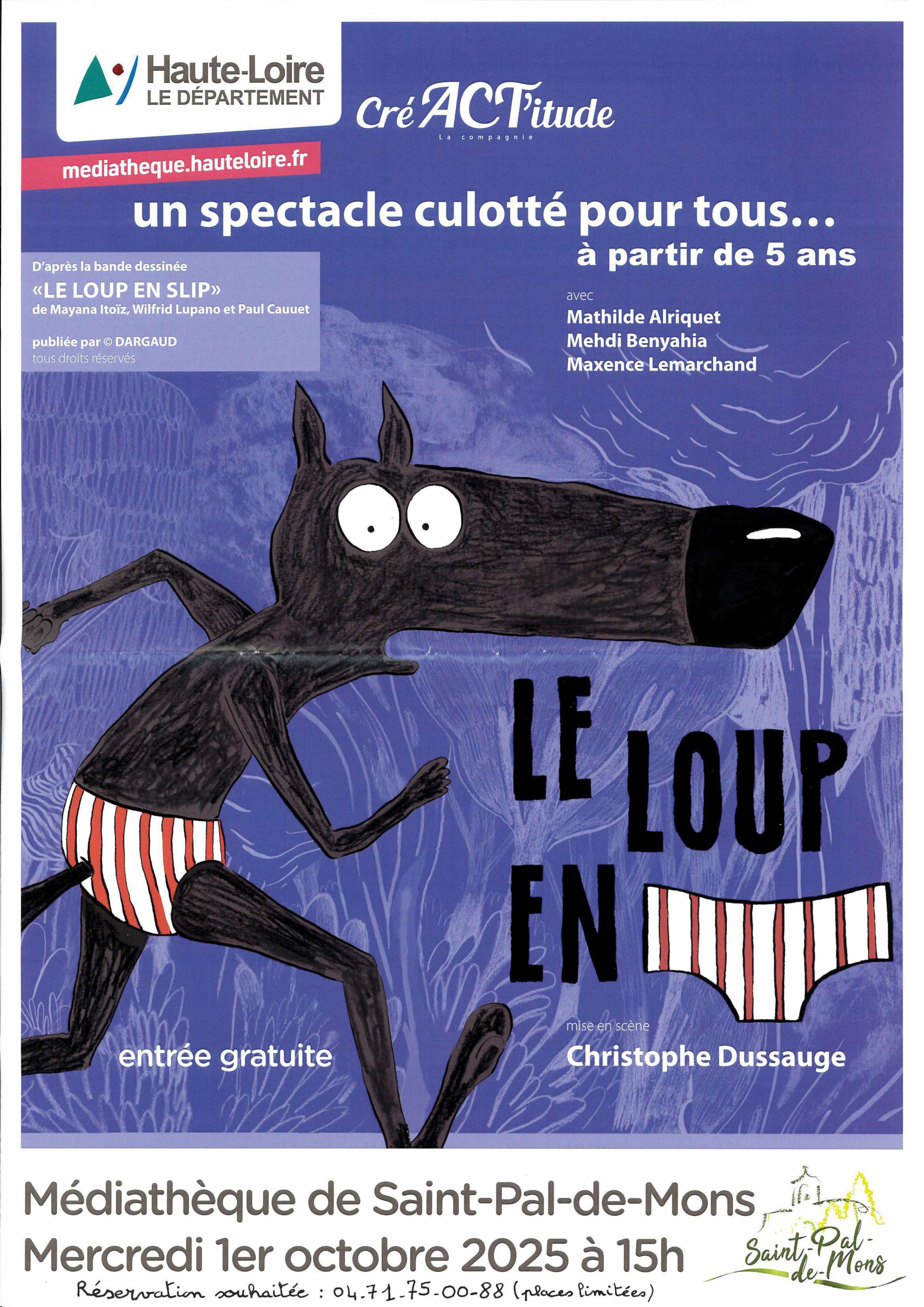 Spectacle "le loup en slip"_Saint-Pal-de-Mons