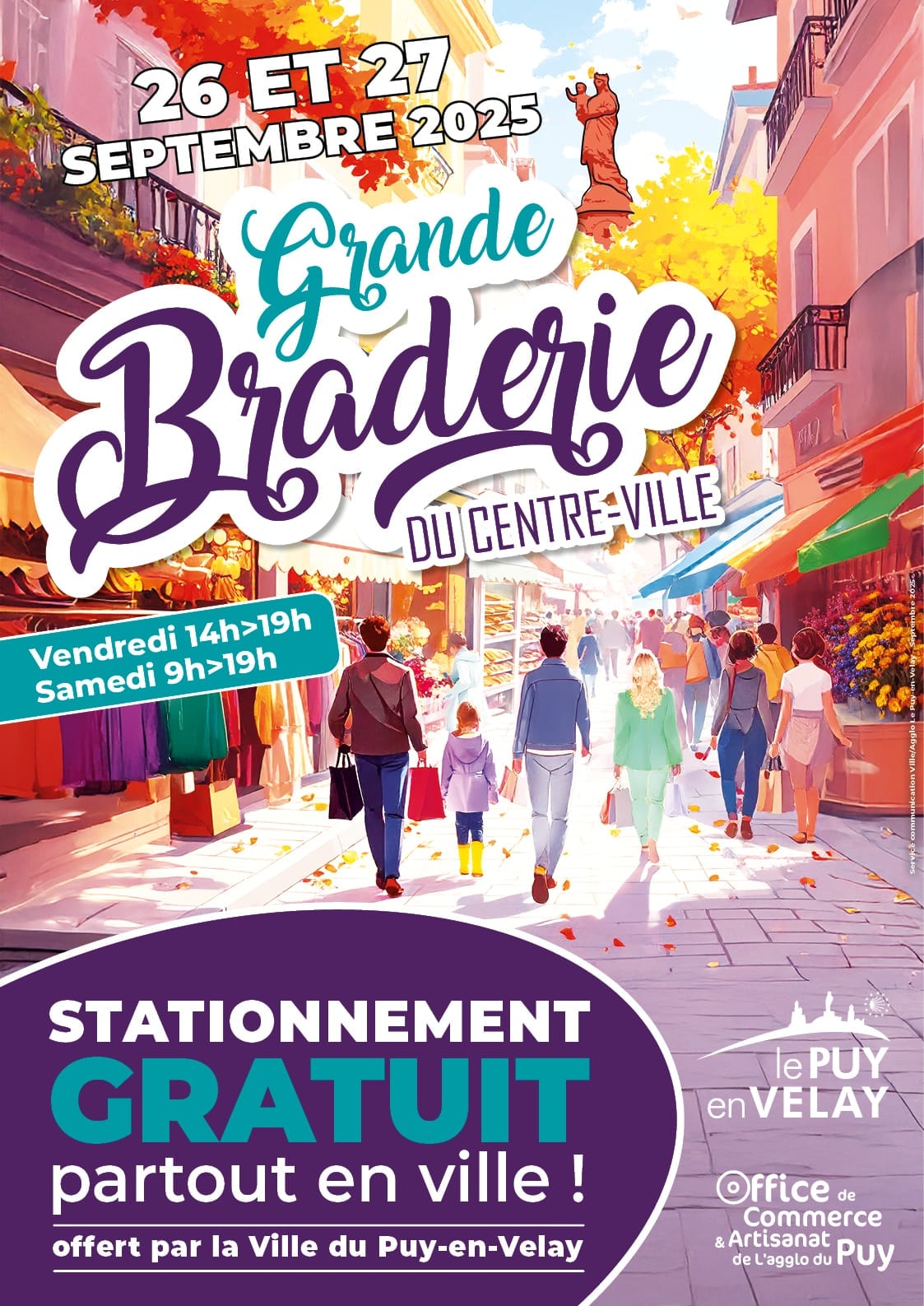 Grande braderie du centre-ville_Le Puy-en-Velay