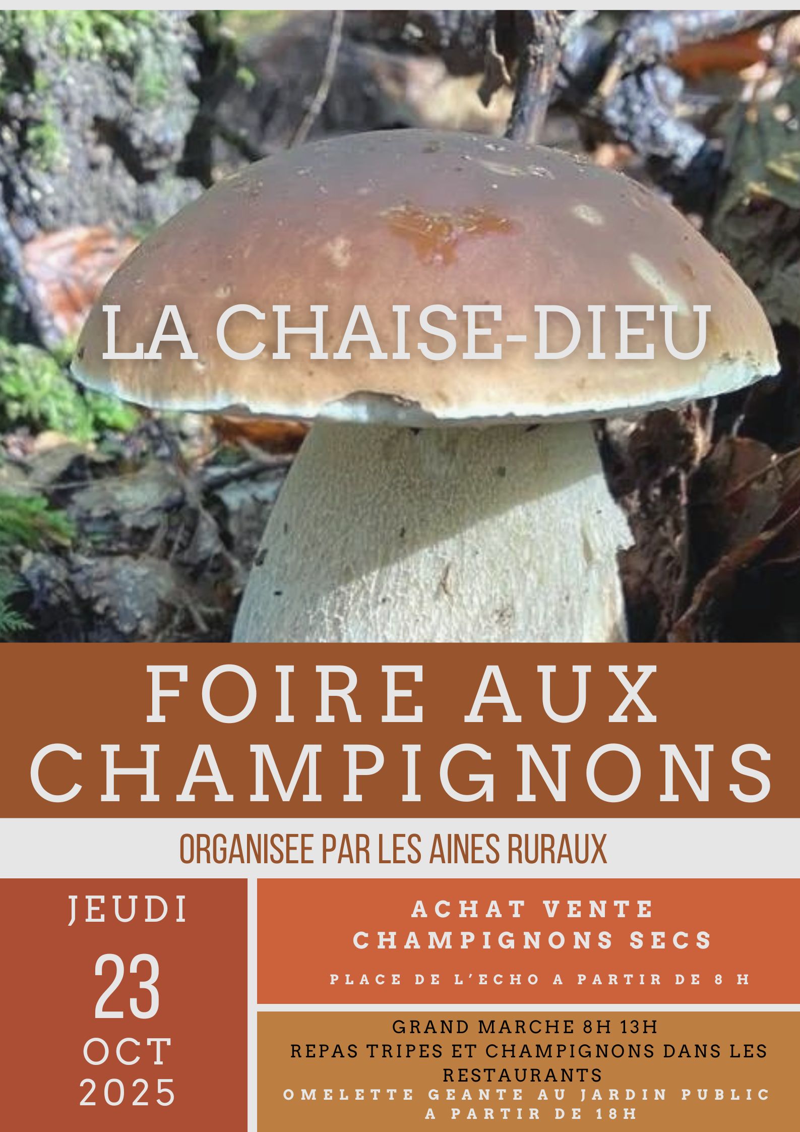 EVE-Foire aux champignons de La Chaise-Dieu_La Chaise-Dieu-Affiche