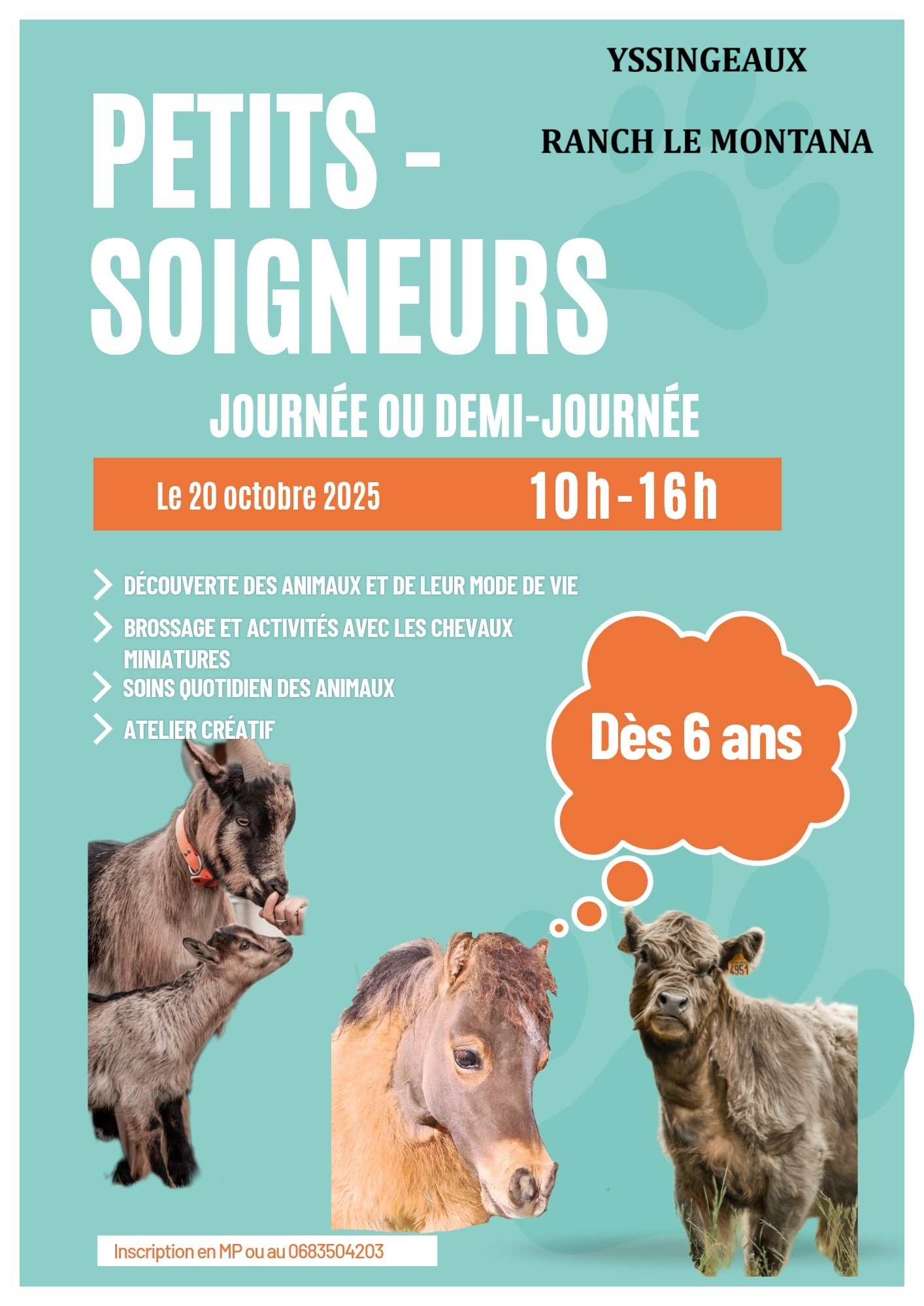 Petits soigneurs d'un jour à la ferme pédagogique_Yssingeaux