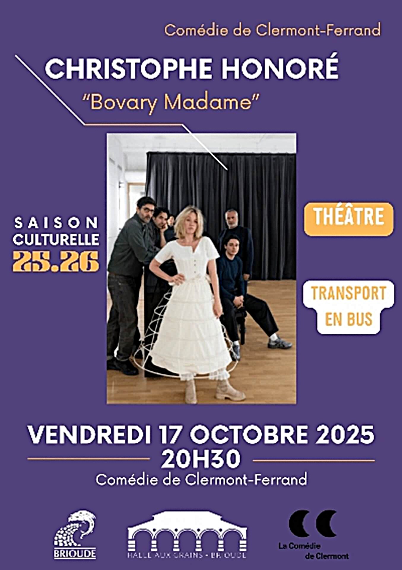 Madame Bovary -Saison culturelle 2025 2026 Brioude