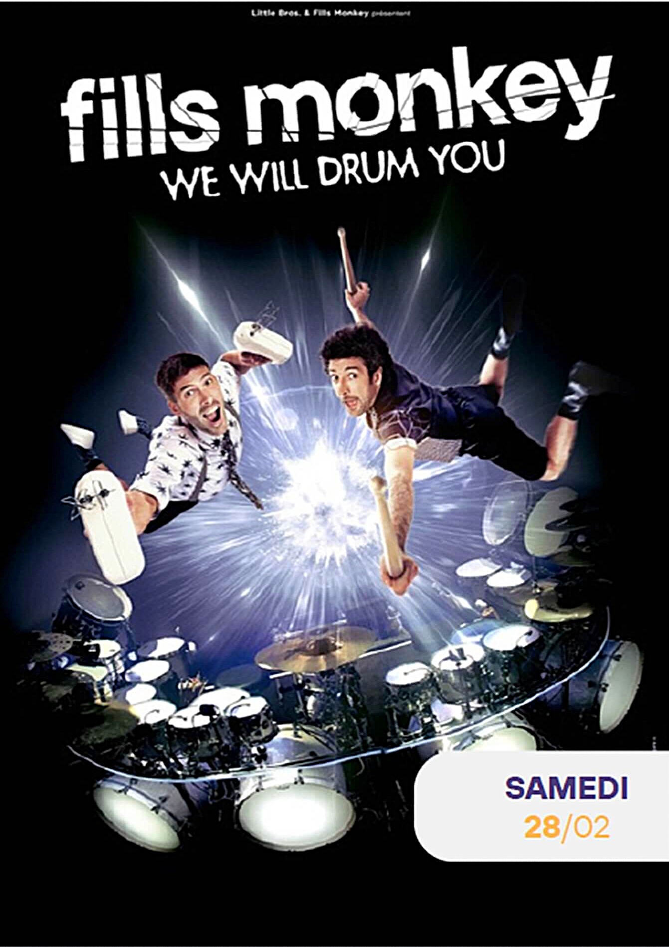 "We will drum you" Fills Monkey_Brioude