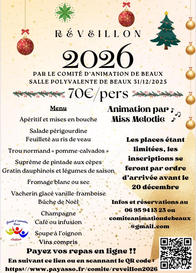 Réveillon Saint-Sylvestre_Beaux