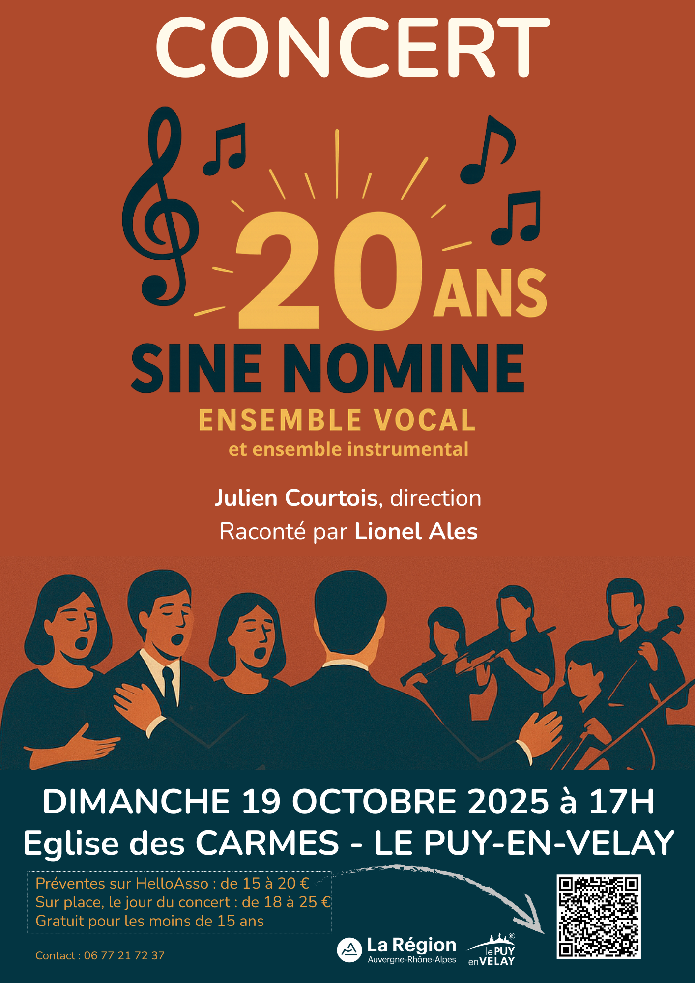 Concert pour les 20 ans de Sine Nomine_Le Puy-en-Velay