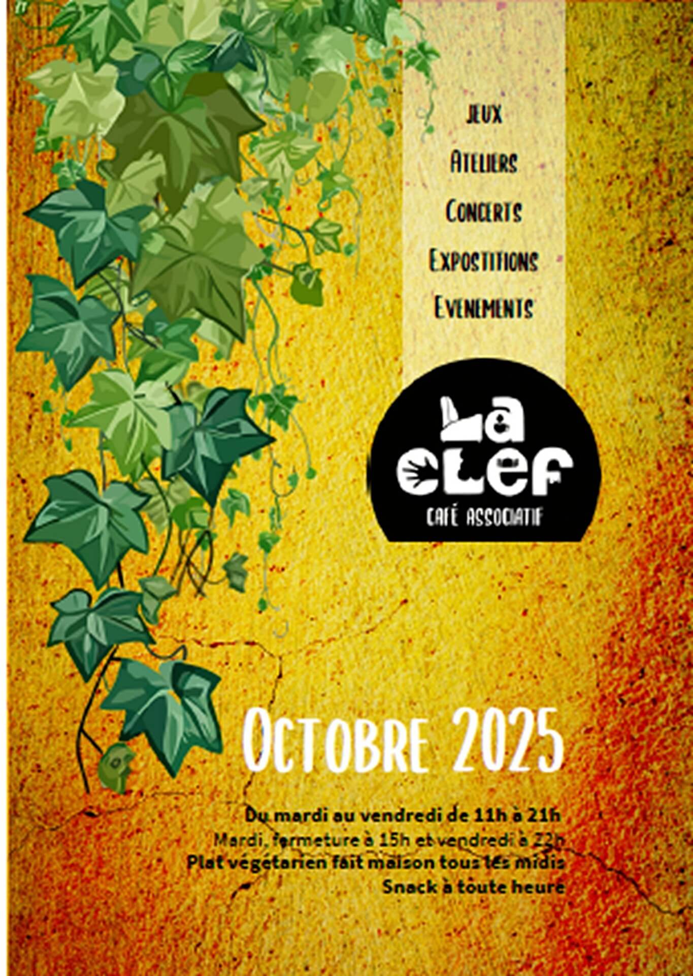 Animations d'octobre à la Clef