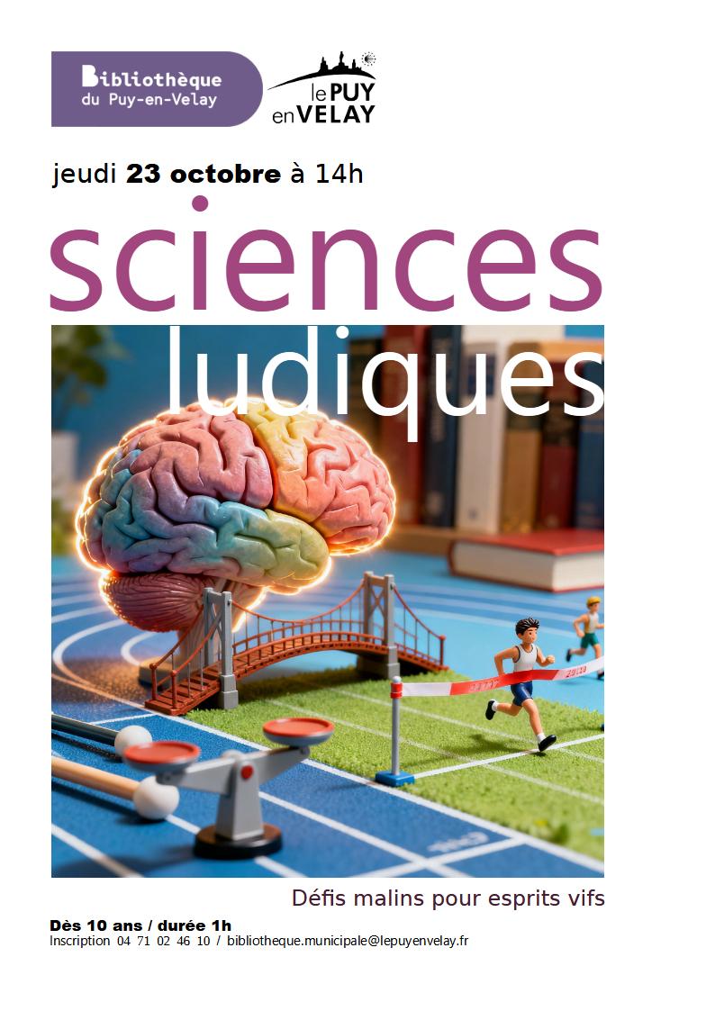 Bibliothèque du Puy : Sciences ludiques_Le Puy-en-Velay
