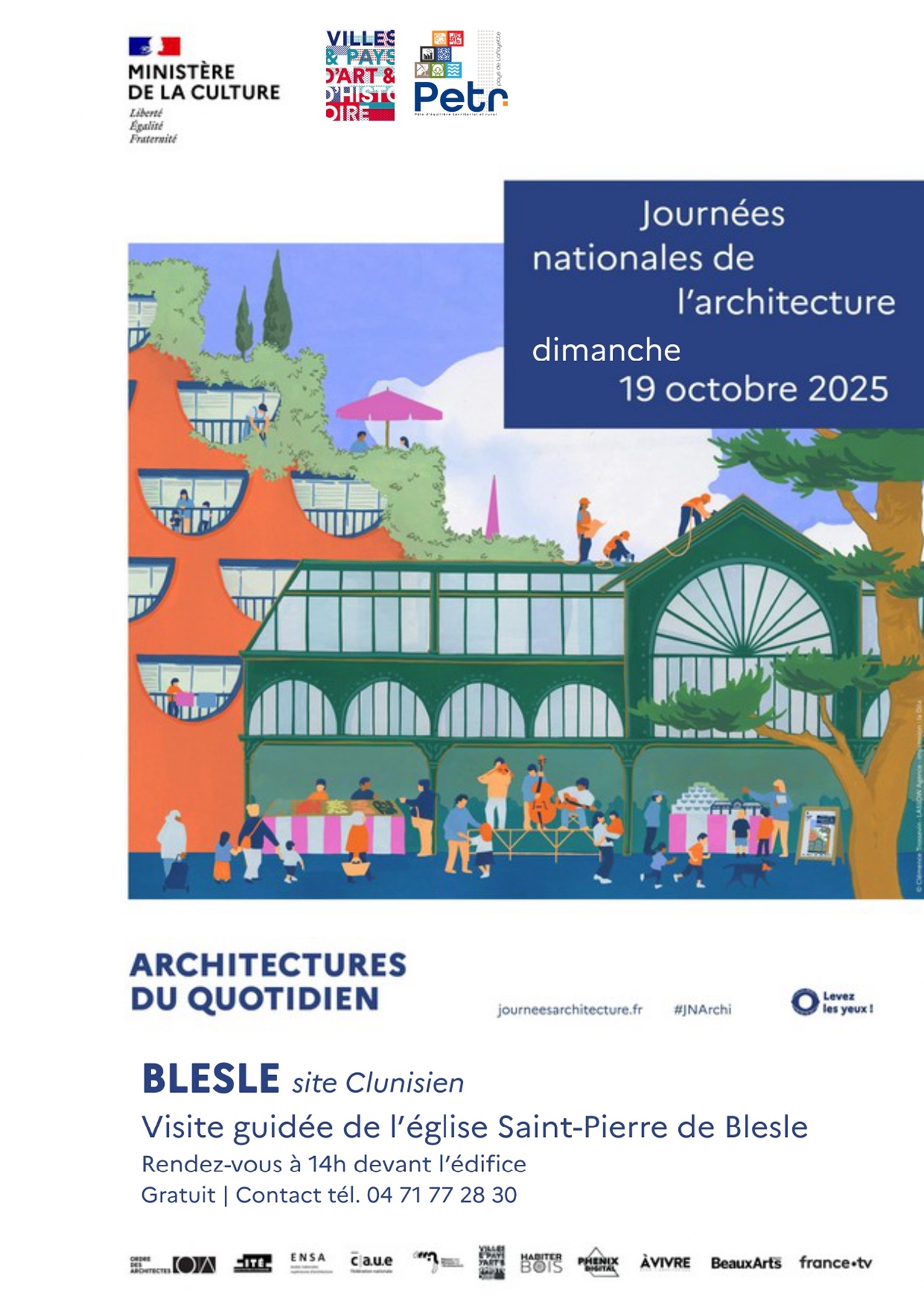 Journées nationales de l'architecture : visite guidée de l'église Saint Pierre de Blesle_Blesle