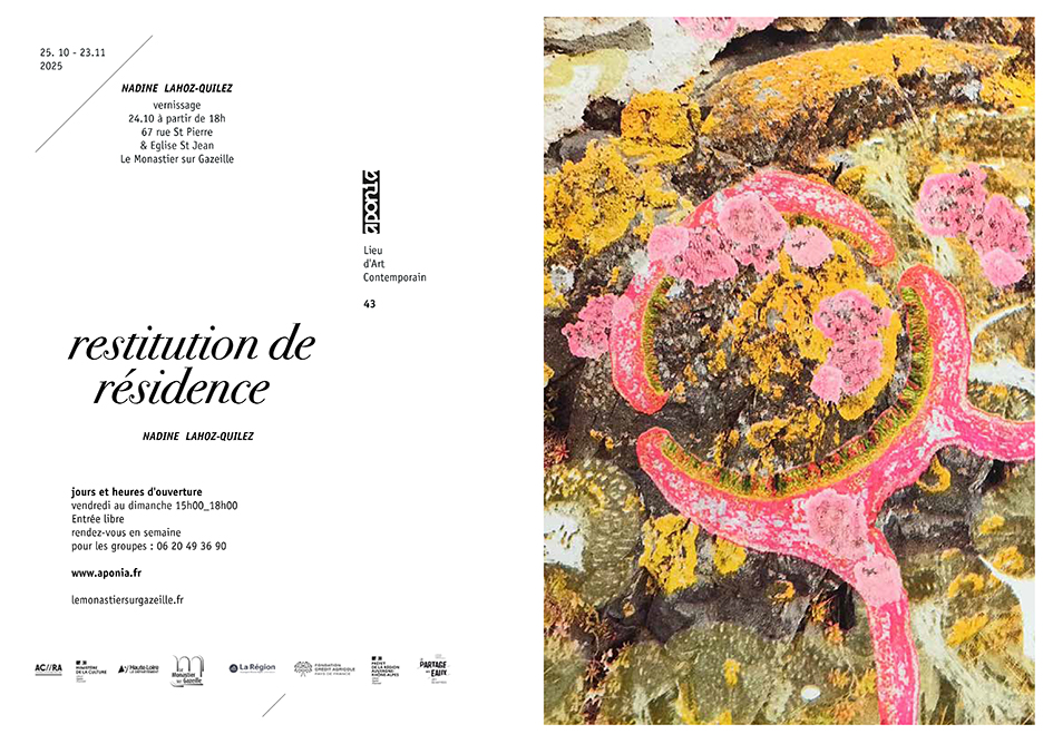 Exposition contemporaine "Restitution de résidence"_Le Monastier-sur-Gazeille