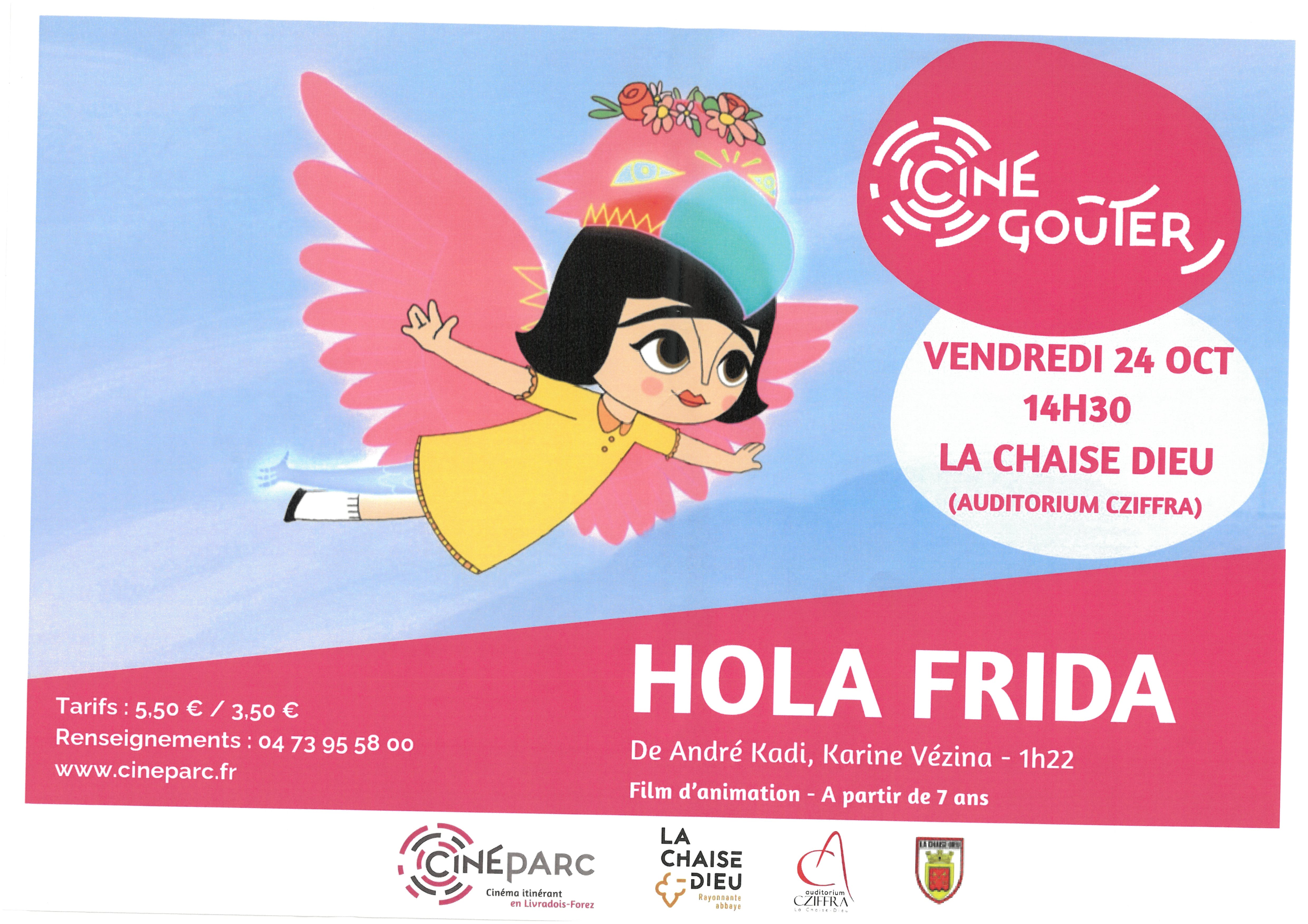 EVE- Ciné goûter : "Hola Frida"_La Chaise-Dieu-Affiche