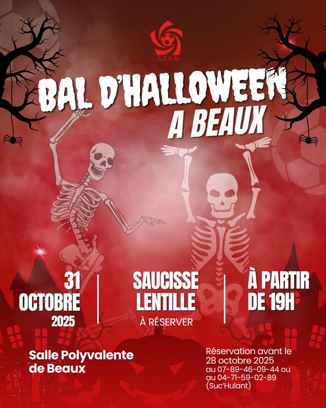 Soirée Repas et Grand Bal d'Halloween_Beaux