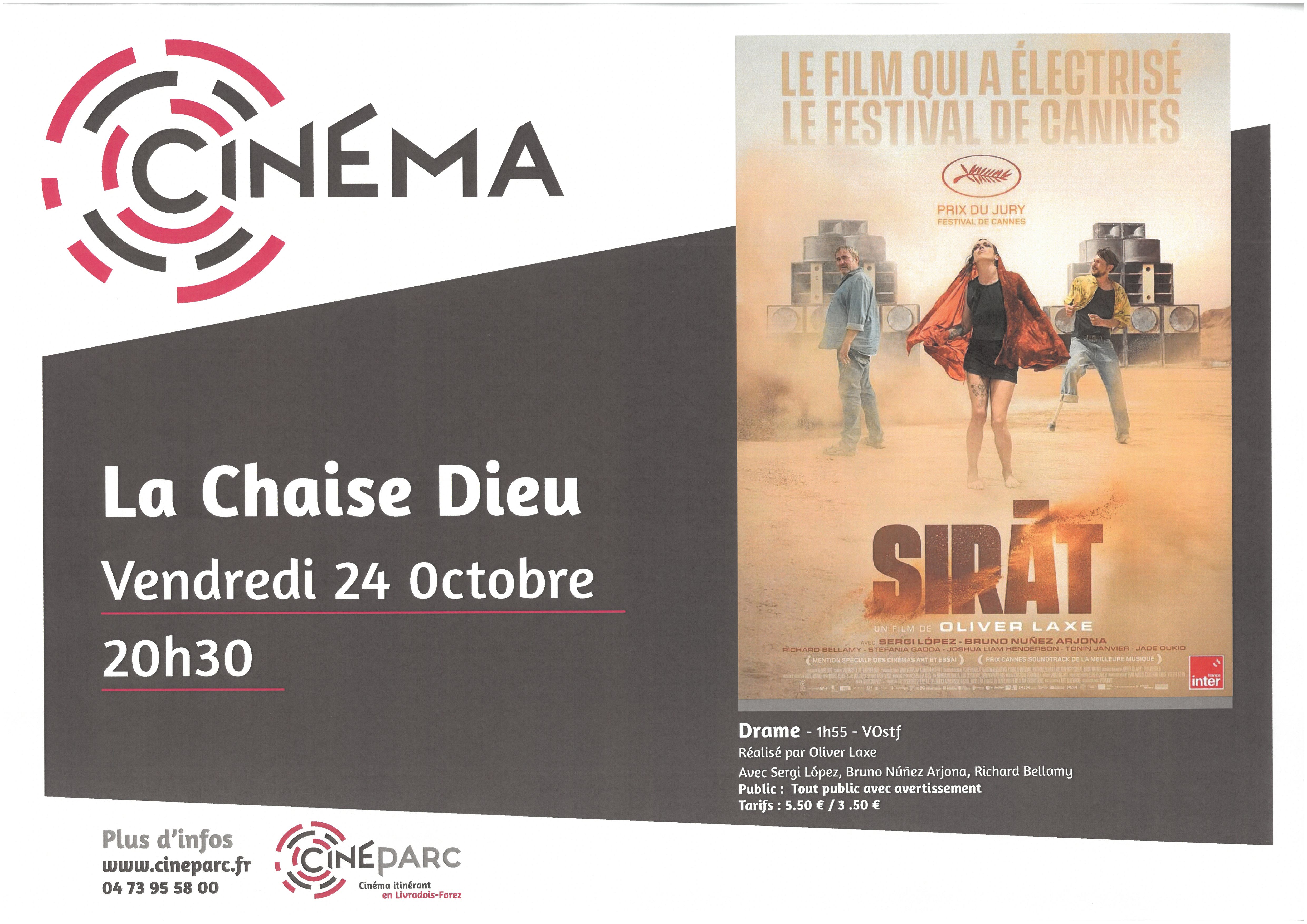 EVE-Séance de cinéma "Sirat" (VOstf)_La Chaise-Dieu-Affiche
