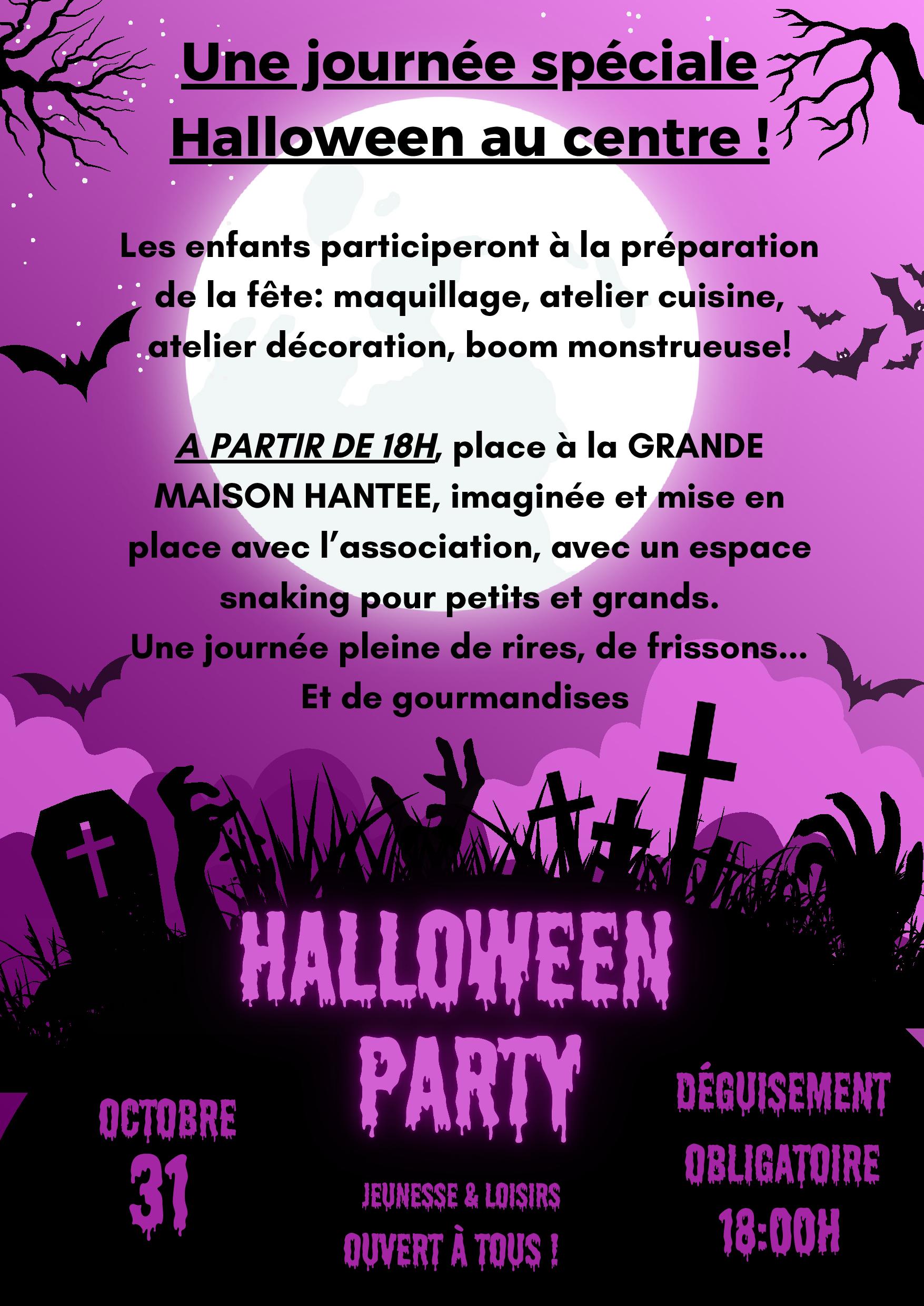 Halloween party au centre de loisirs_Pont-Salomon