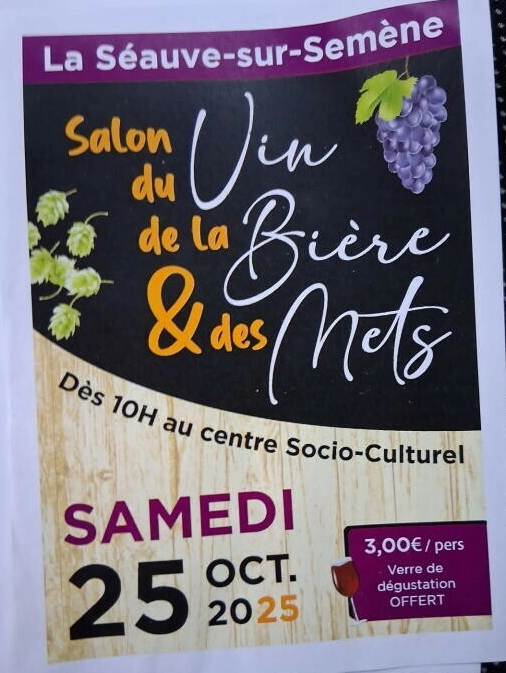 Salon du vin, de la bière et des mets_La Séauve-sur-Semène