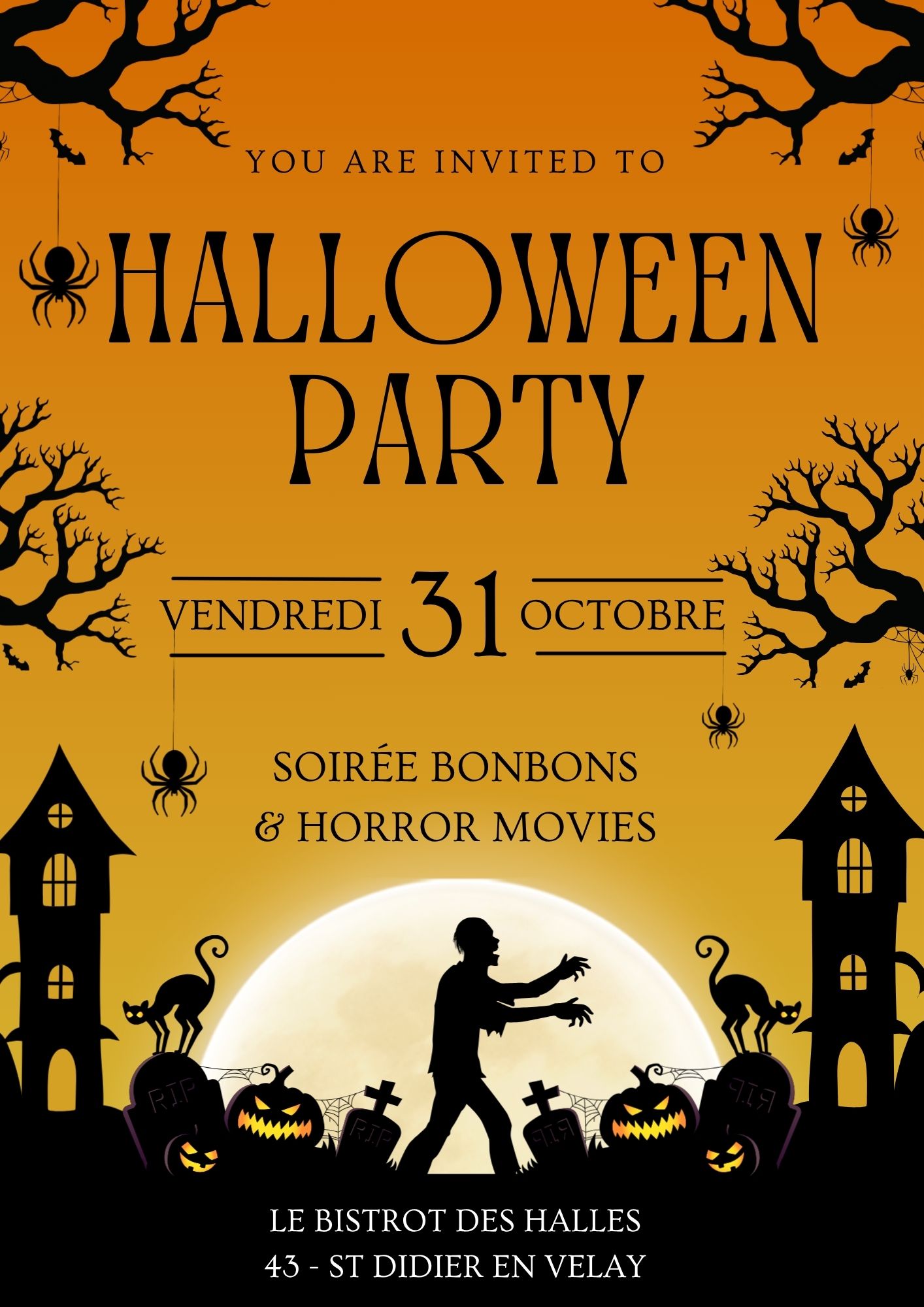 Halloween party au bistrot des halles_Saint-Didier-en-Velay