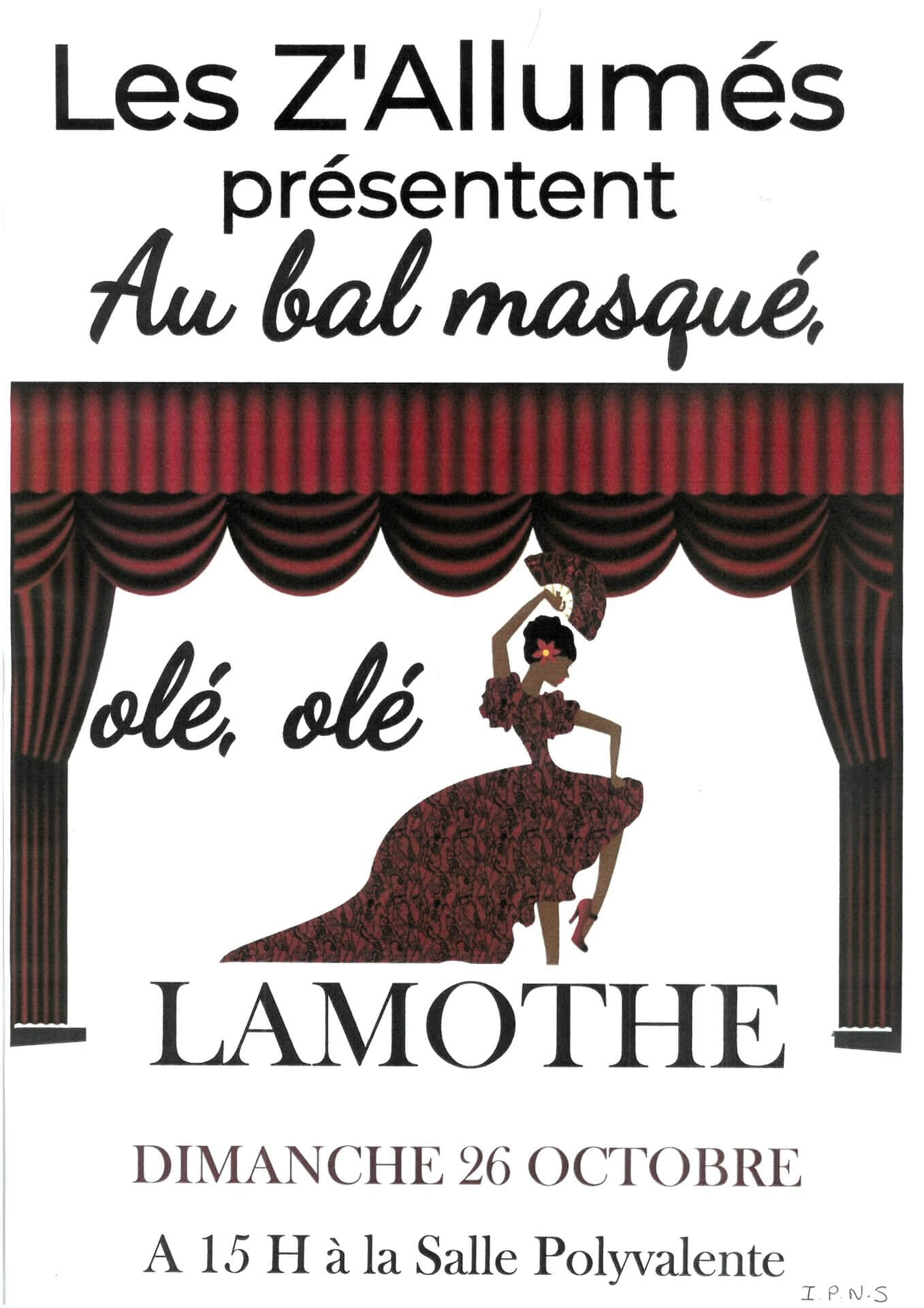 "Au bal masqué Olé-Olé"_Lamothe