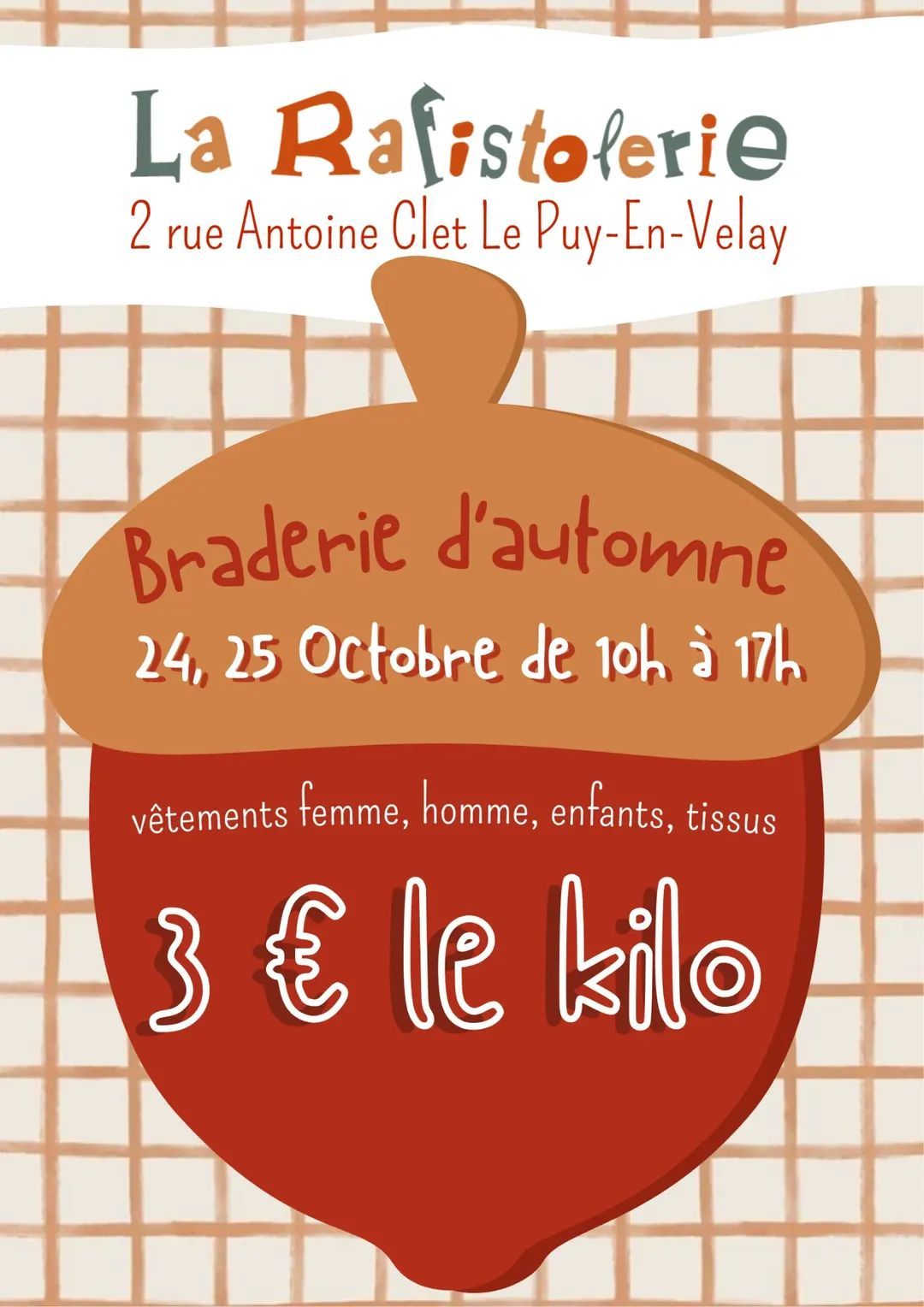 Braderie à La Rafistolerie_Le Puy-en-Velay