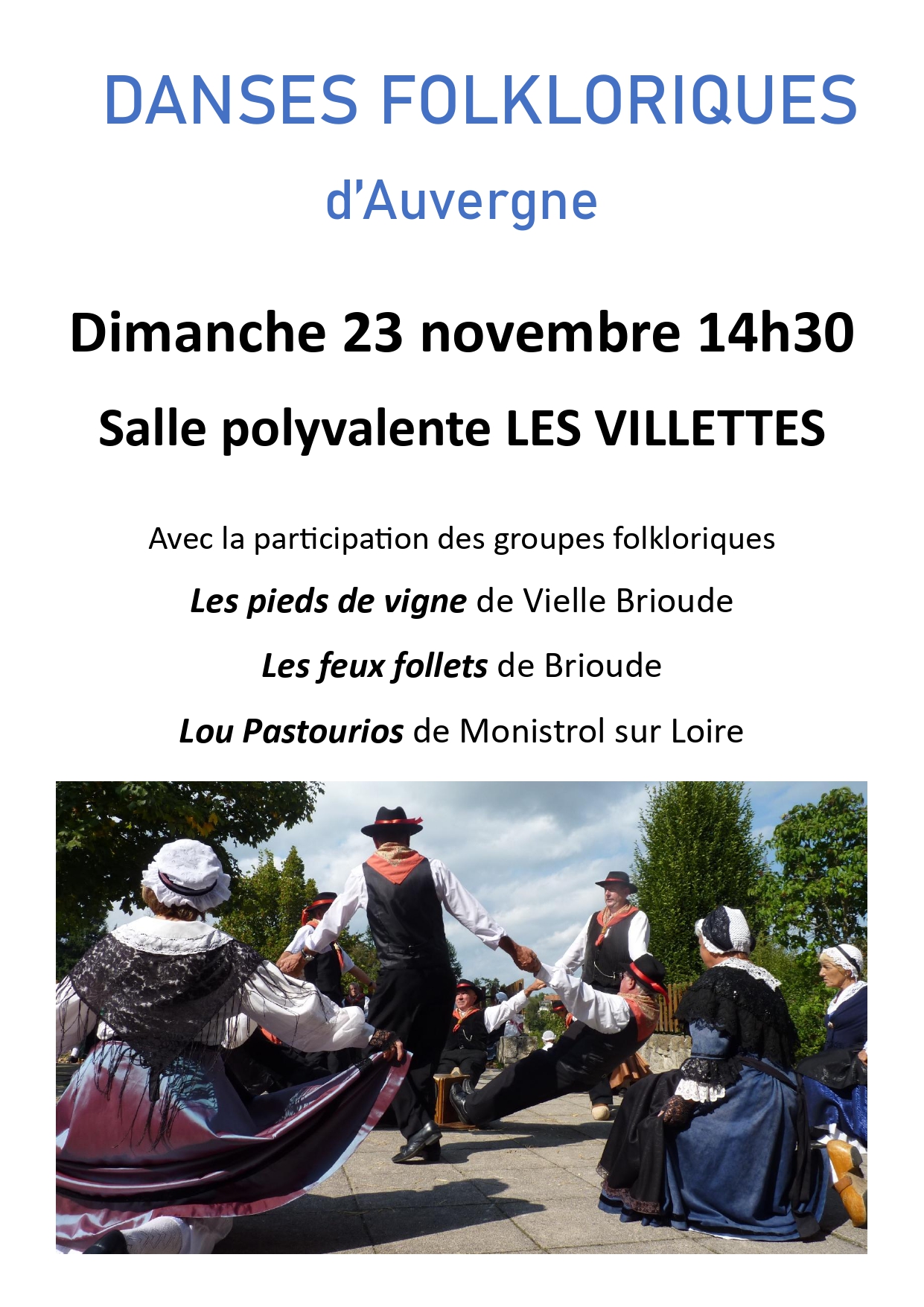 Danses folkloriques d'Auvergne_Les Villettes Danses folkloriques d'Auvergne_Les Villettes