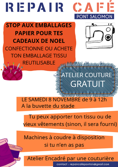Atelier couture au Repair Café Pontois_Pont-Salomon