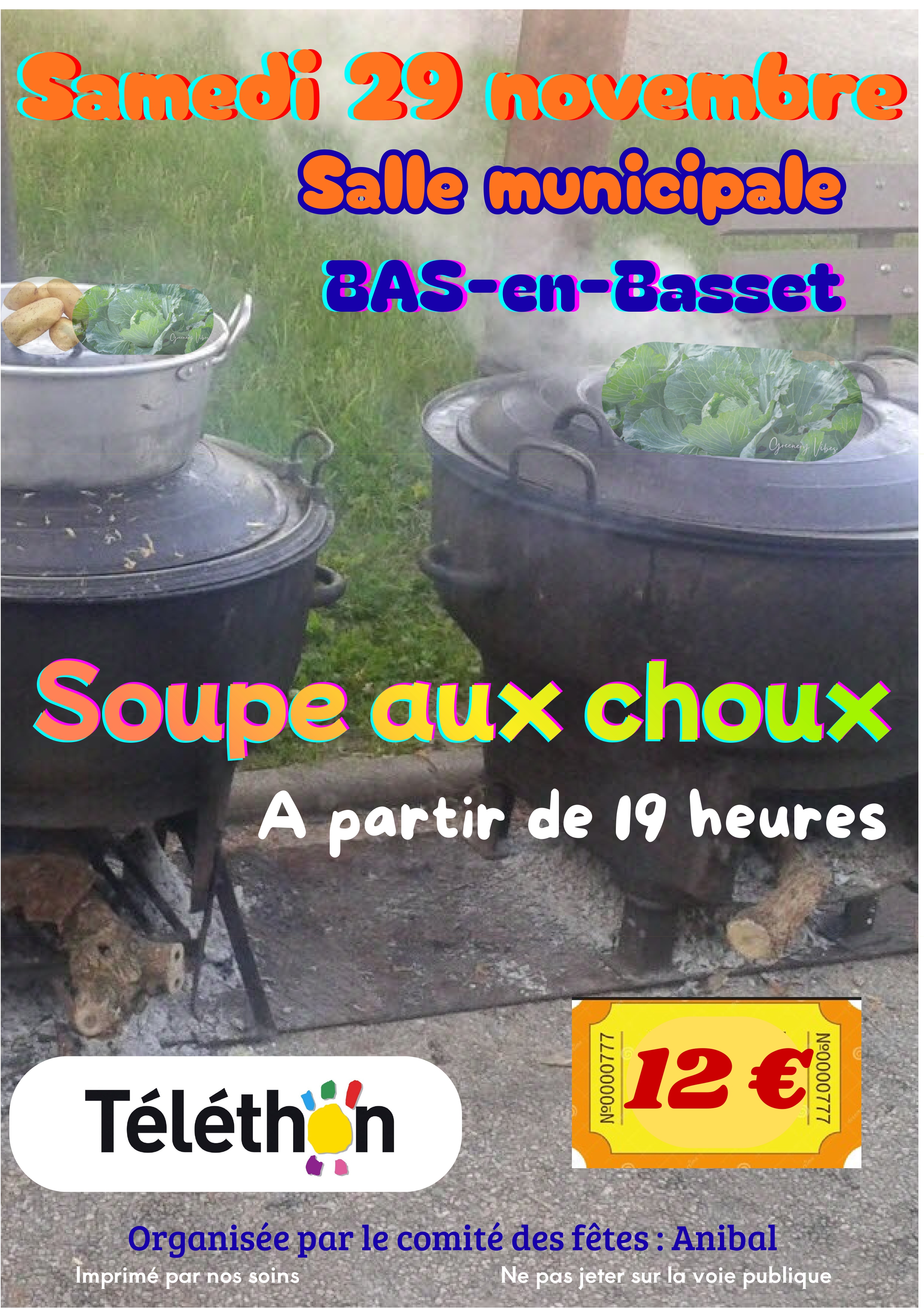Téléthon: Soupe aux choux_Bas-en-Basset