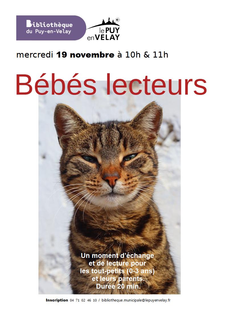 EVE_Bibliothèque du Puy : Bébés lecteurs_Le Puy-en-Velay