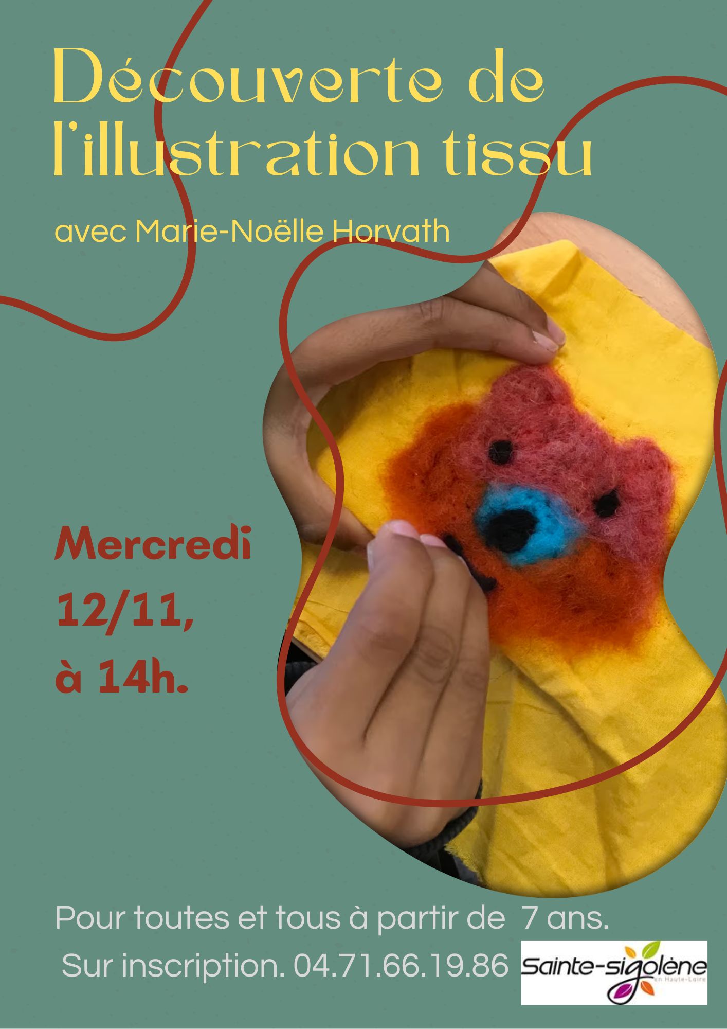 Découverte de l’illustration tissu_Sainte-Sigolène