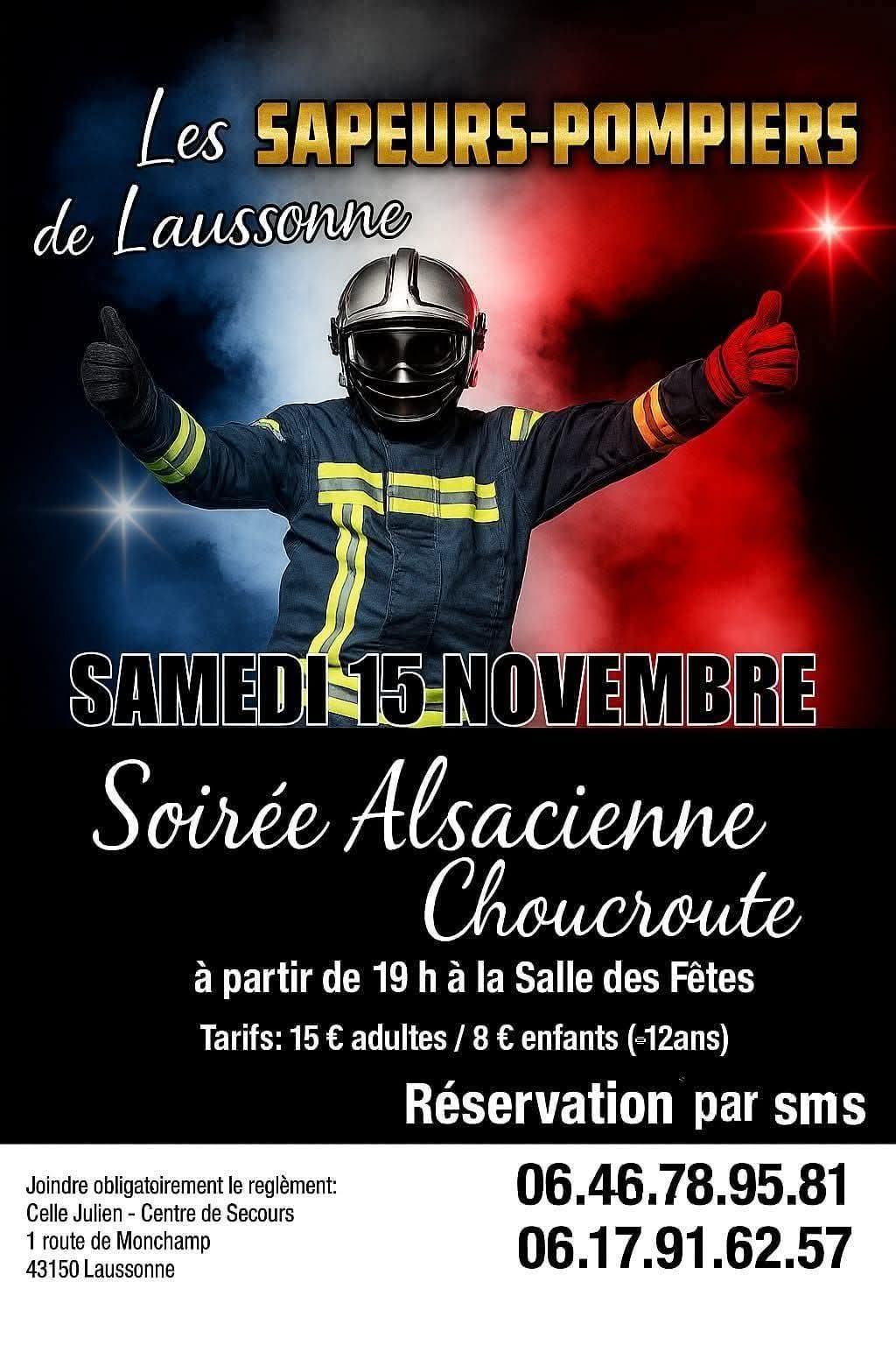 Soirée alsacienne - repas_Laussonne