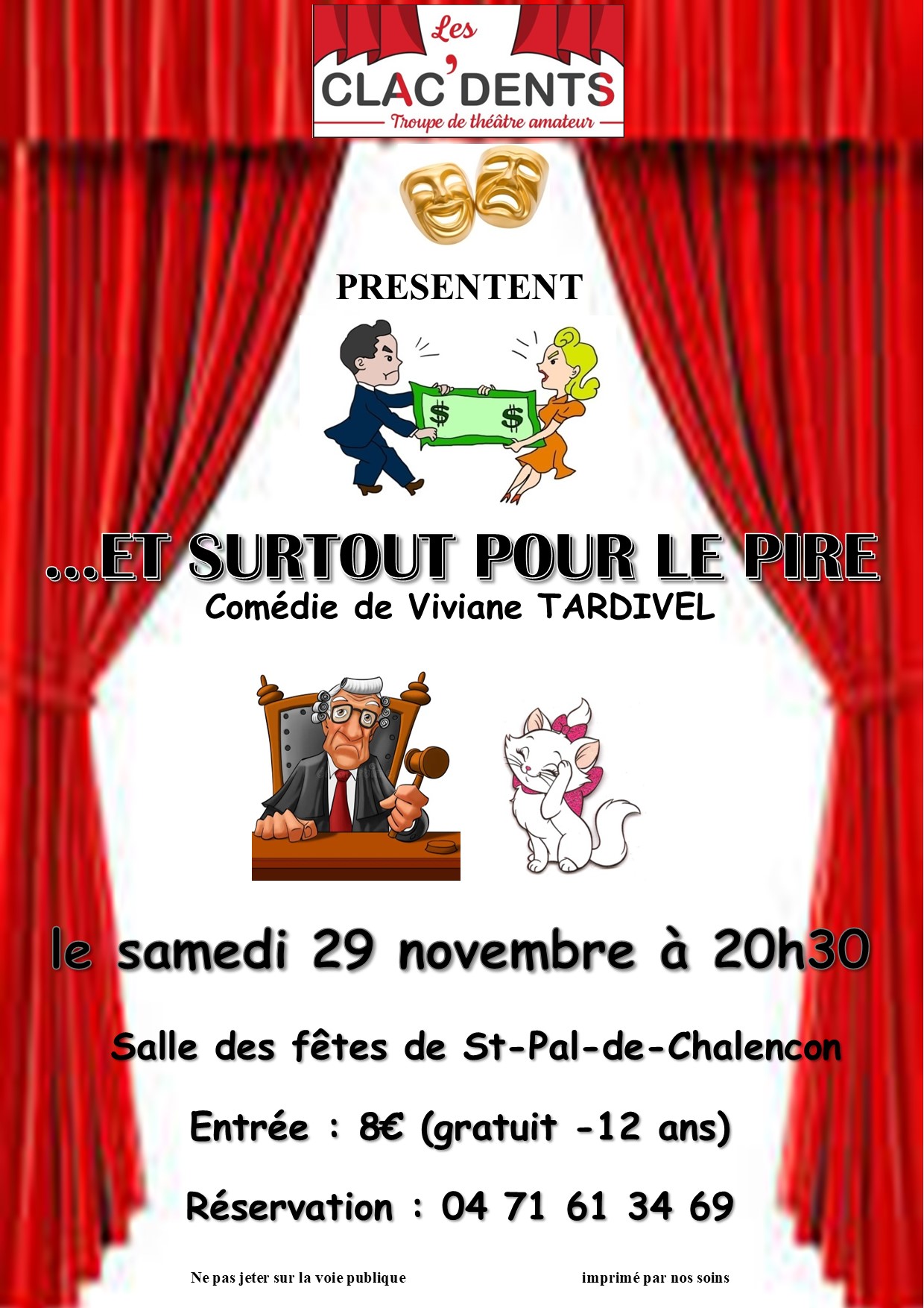Théâtre "..et surtout pour le pire "_Saint-Pal-de-Chalencon