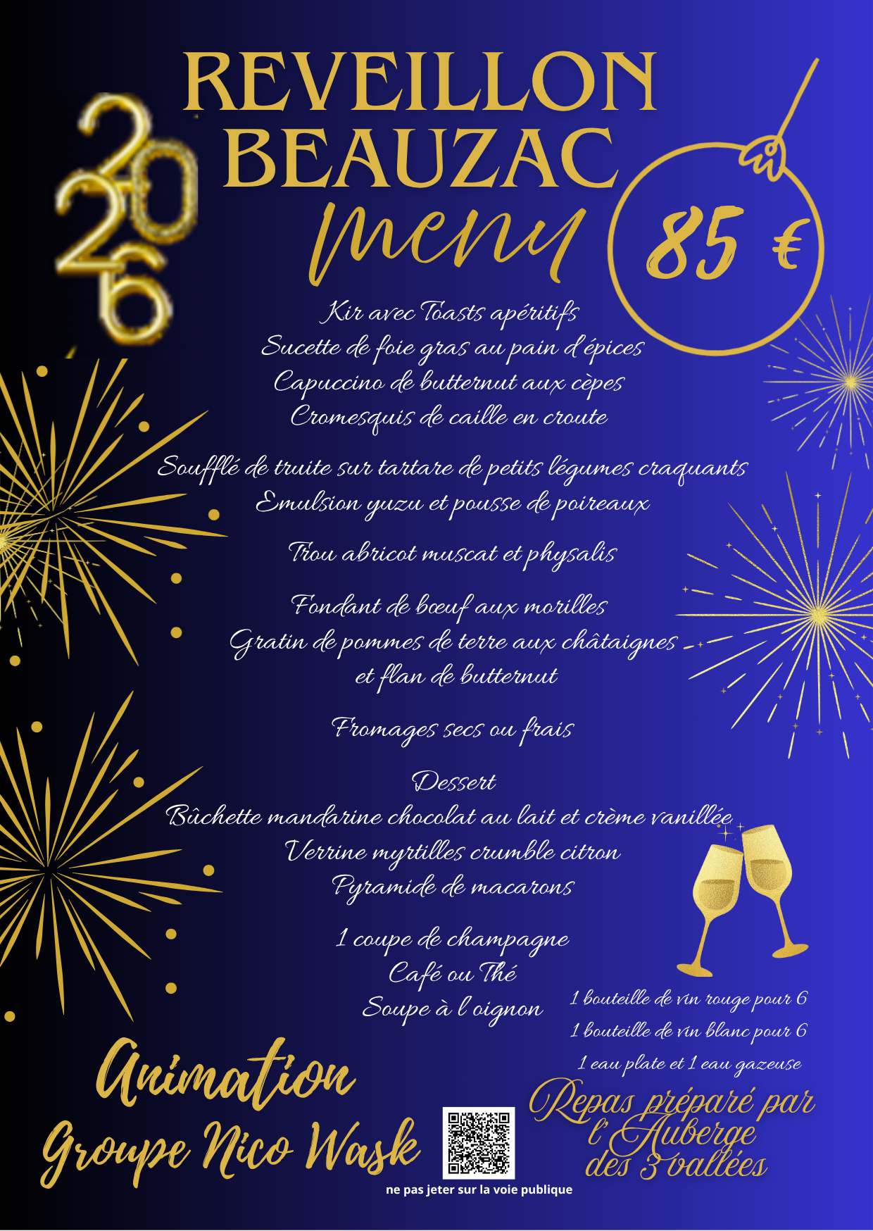 Réveillon de la St Sylvestre_Beauzac