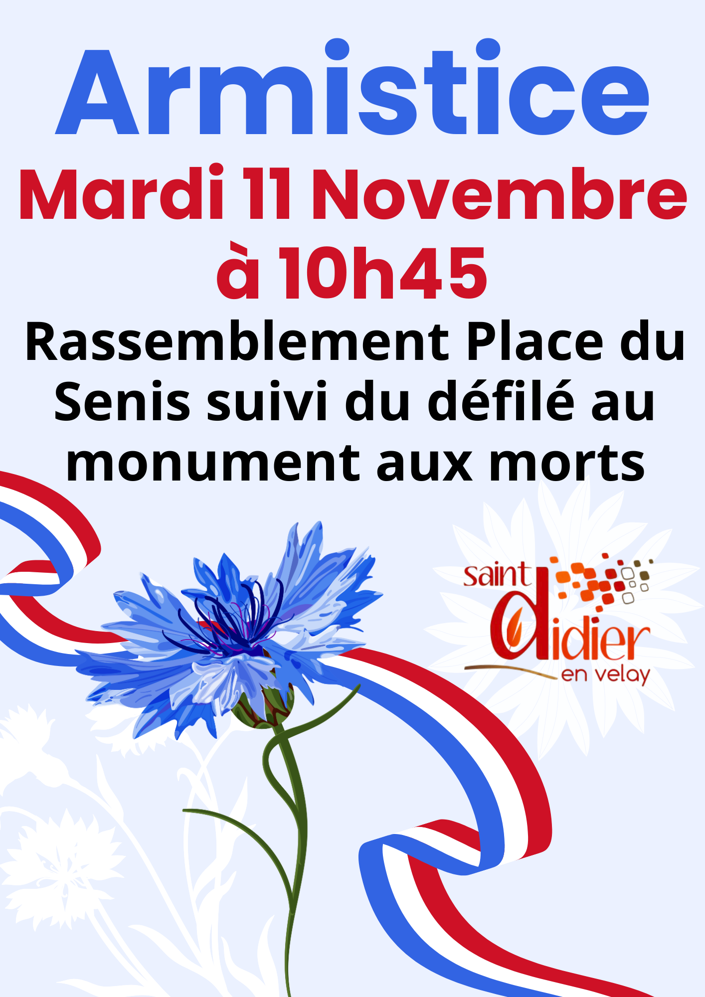 Commémoration de l'Armistice_Saint-Didier-en-Velay