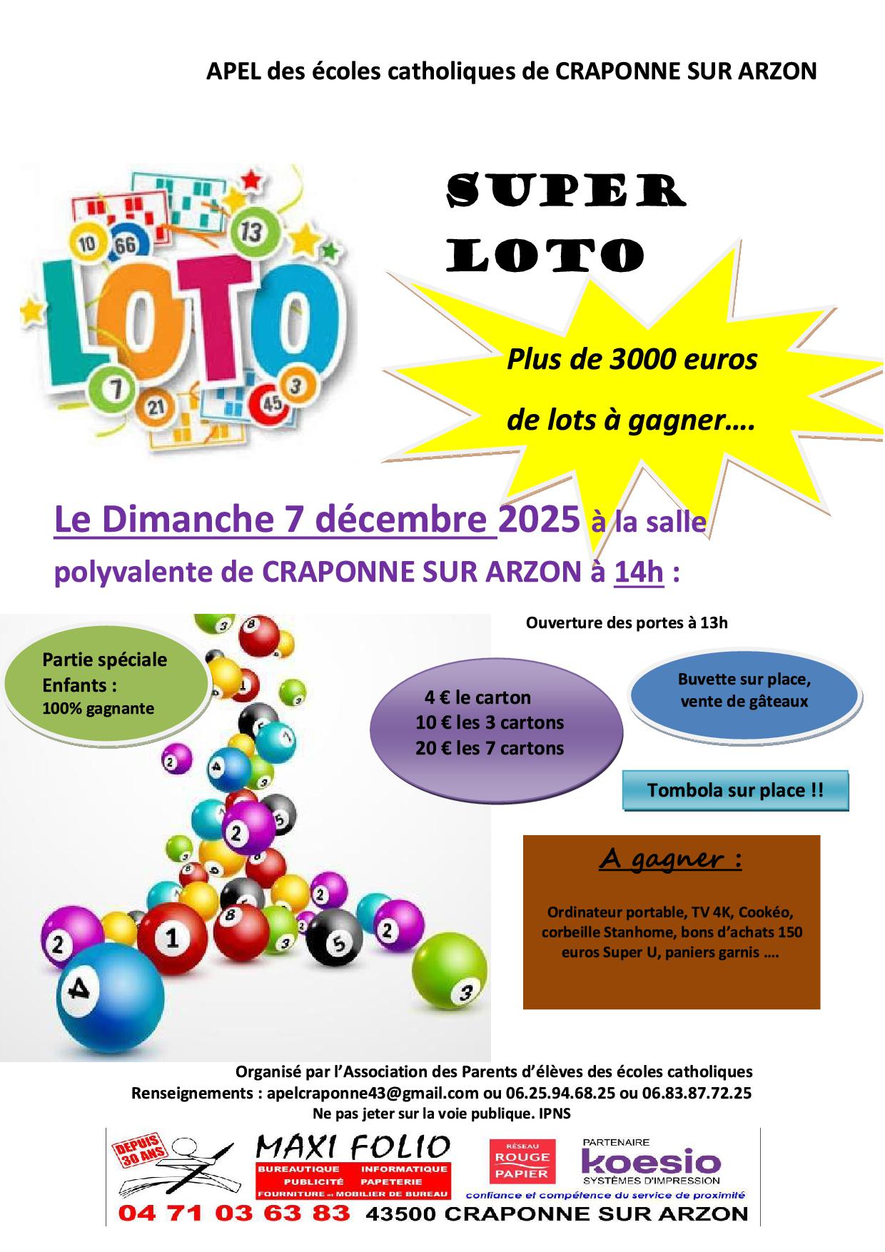 EVE_Super loto_Craponne-sur-Arzon