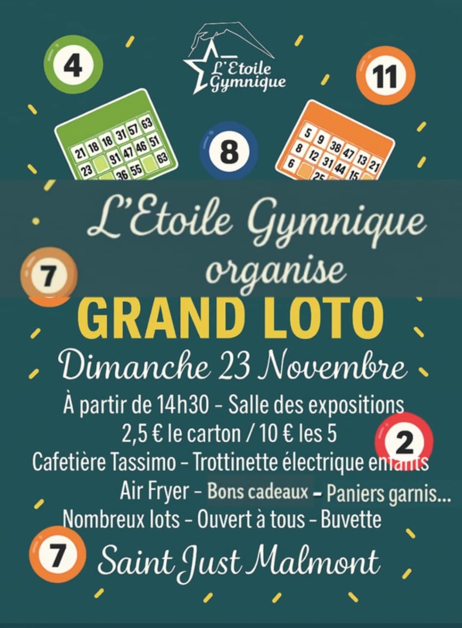 Loto de l'Étoile Gymnique_Saint-Just-Malmont