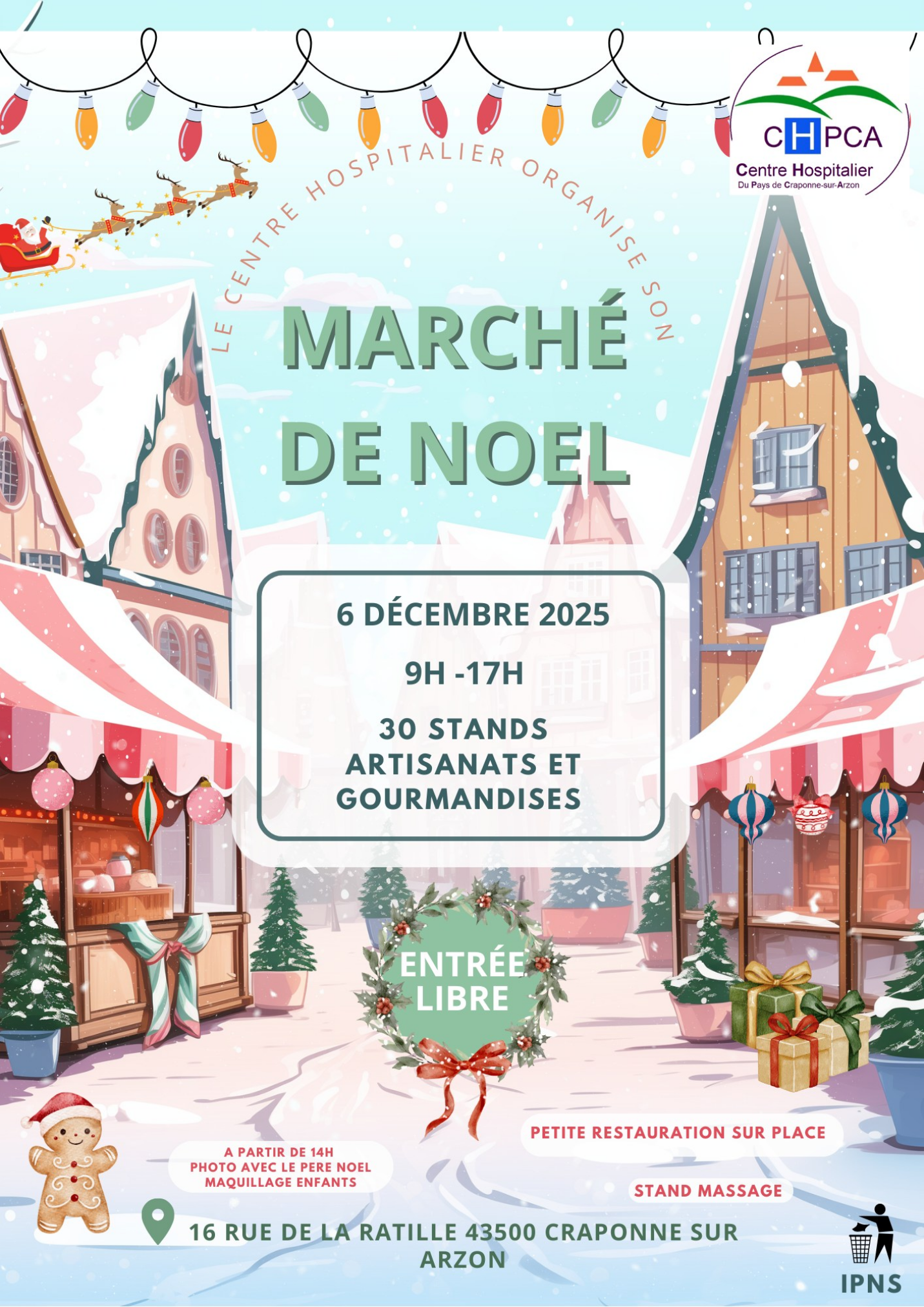 EVE_Marché de Noël du centre hospitalier du Pays de Craponne_Craponne-sur-Arzon