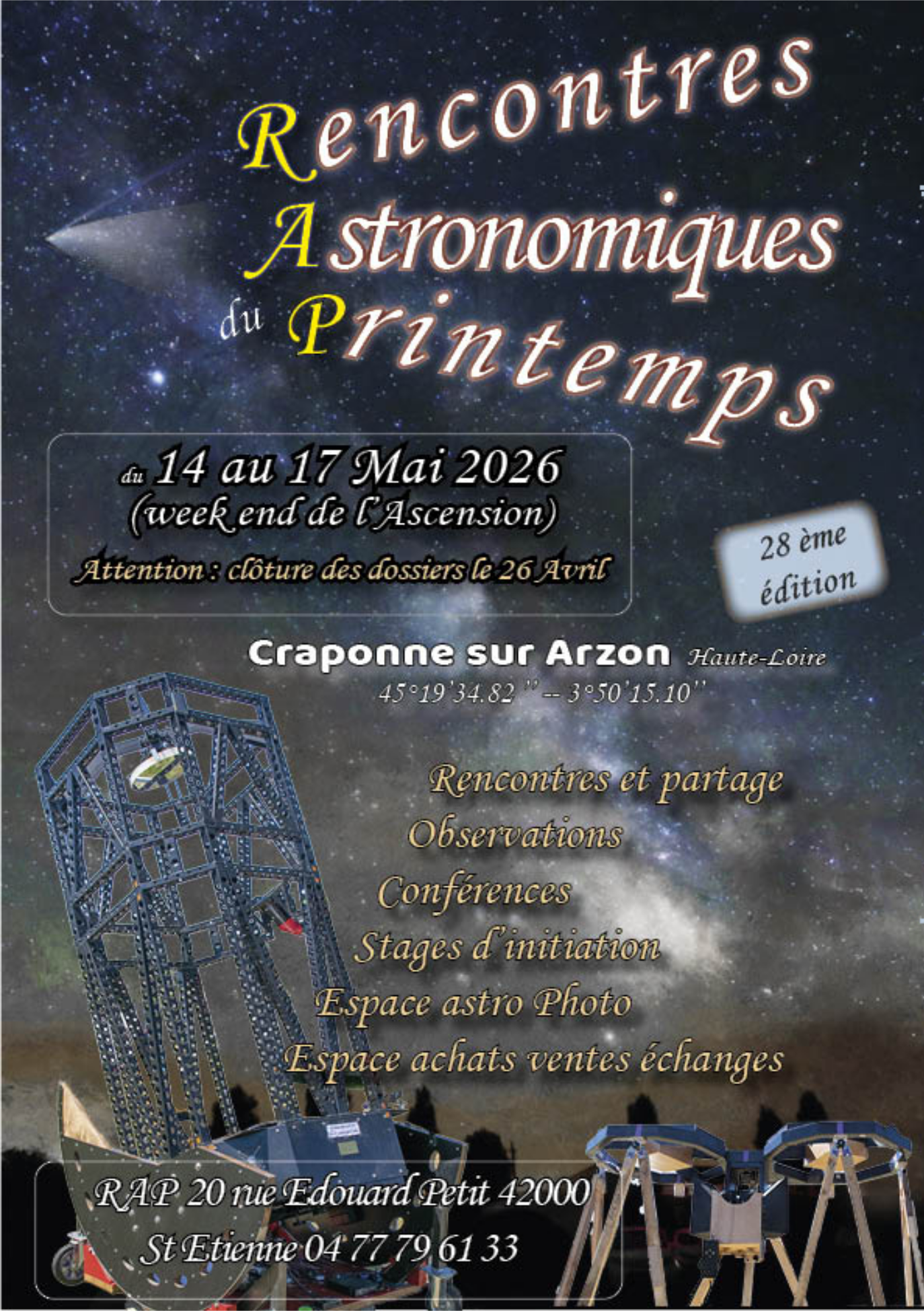 EVE_Rencontres Astronomiques du Printemps_Craponne-sur-Arzon