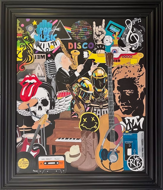 Exposition : « Pensées vagabondes », peinture de RB_Le Puy-en-Velay