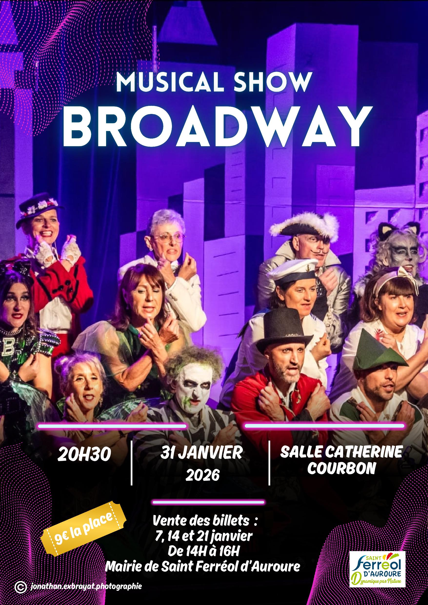 Représentation du Musical Show_Saint-Ferréol-d'Auroure