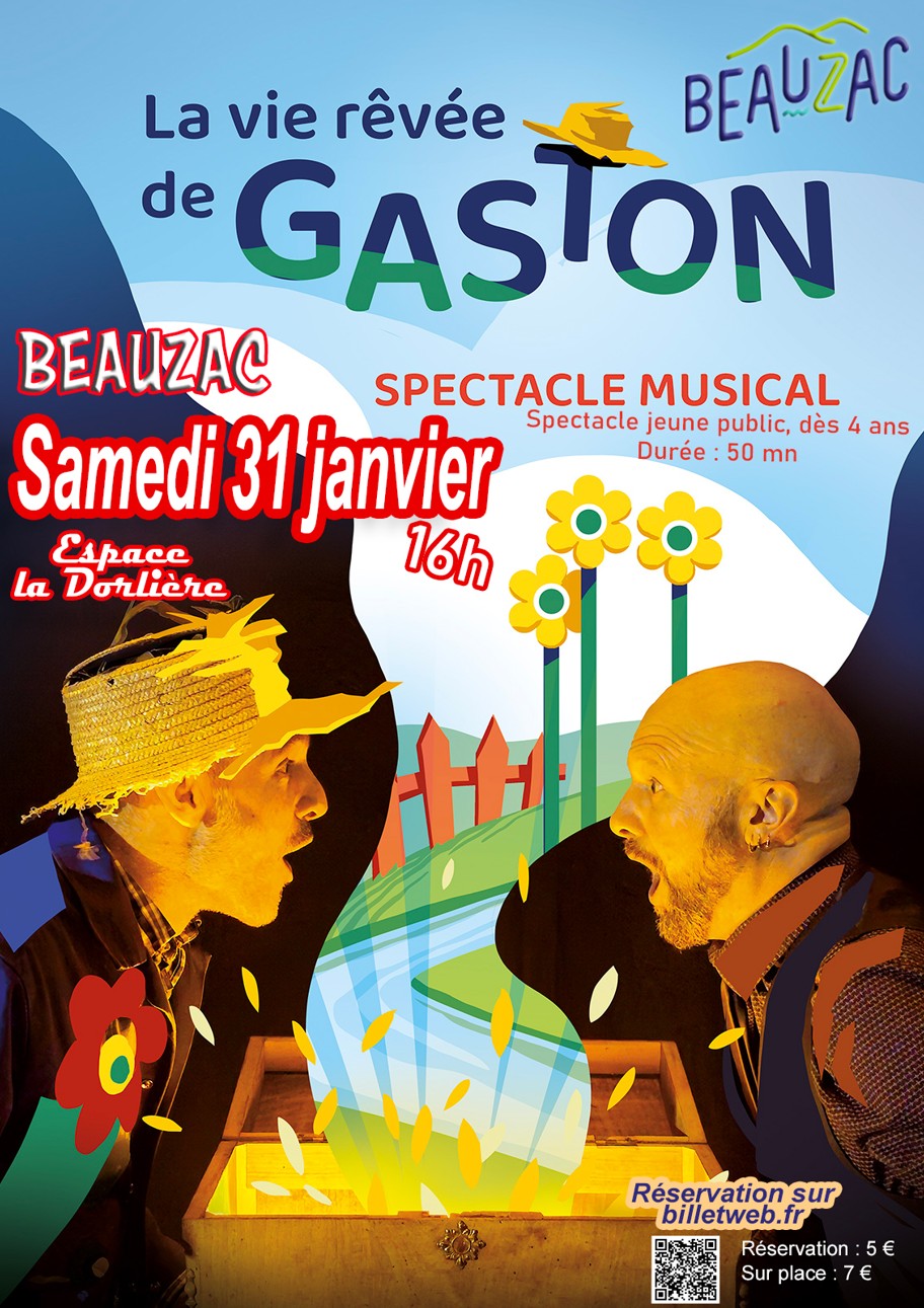 Saison culturelle :  « La Vie rêvée de Gaston  »_Beauzac