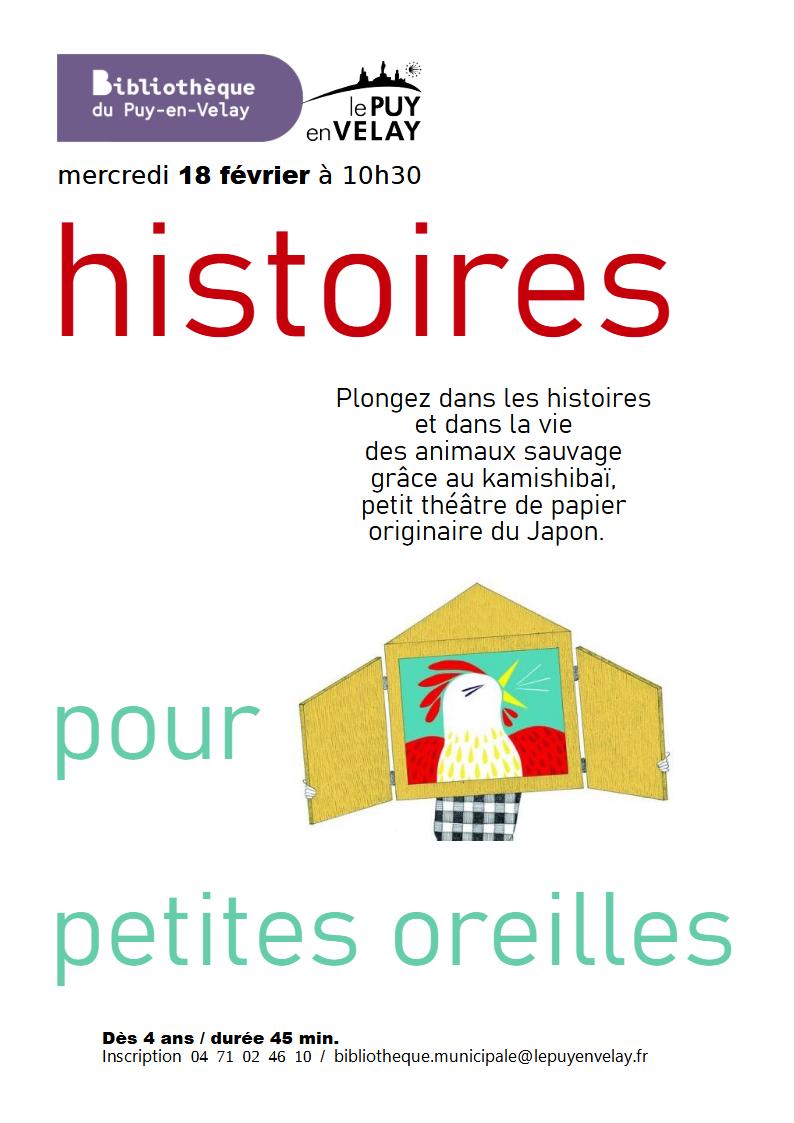 EVE_Bibliothèque du Puy : Histoires pour petites oreilles_Le Puy-en-Velay