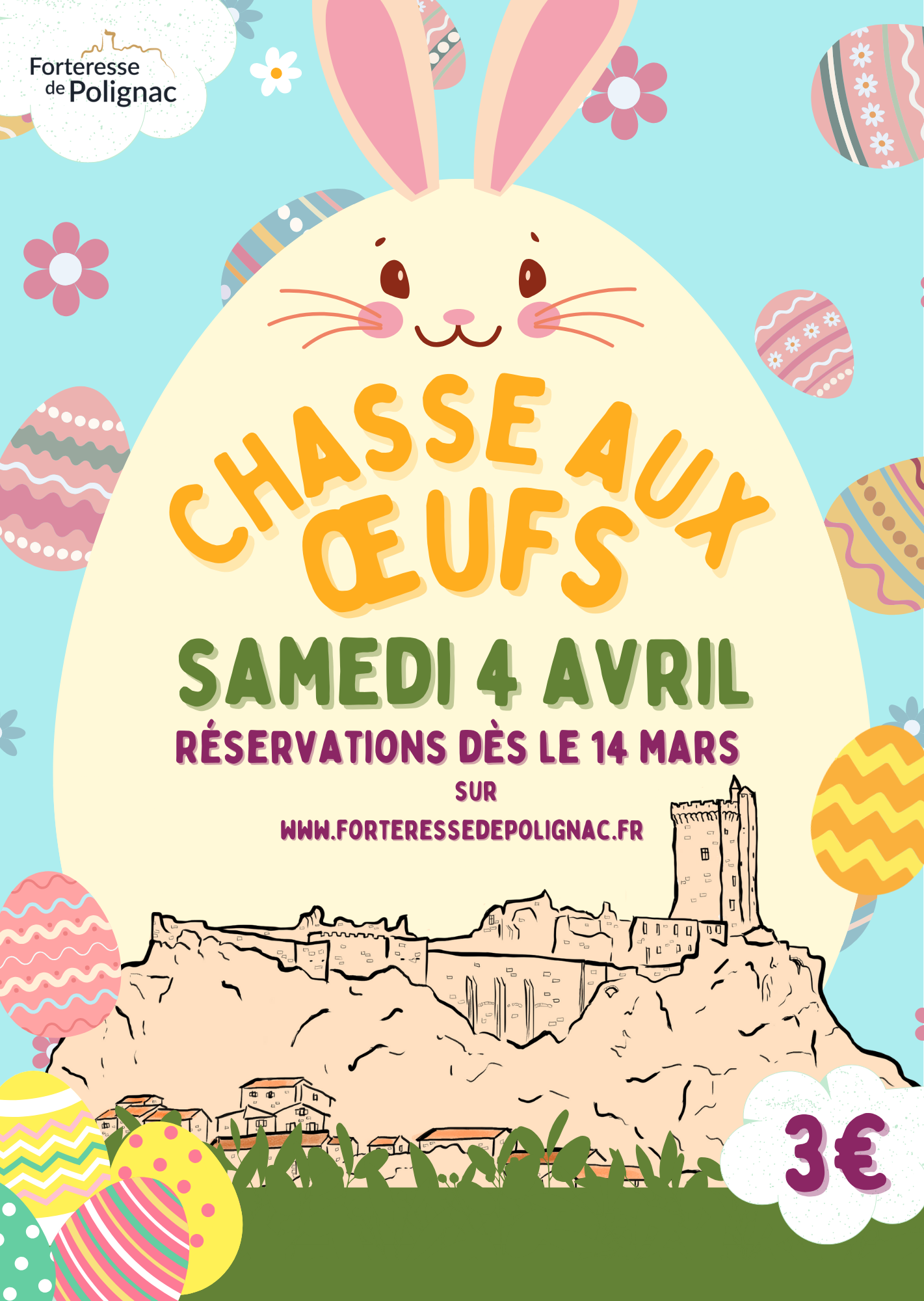 Chasse aux oeufs - Forteresse de Polignac