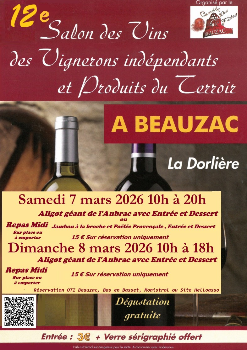 Salon des vins et produits du Terroir_Beauzac