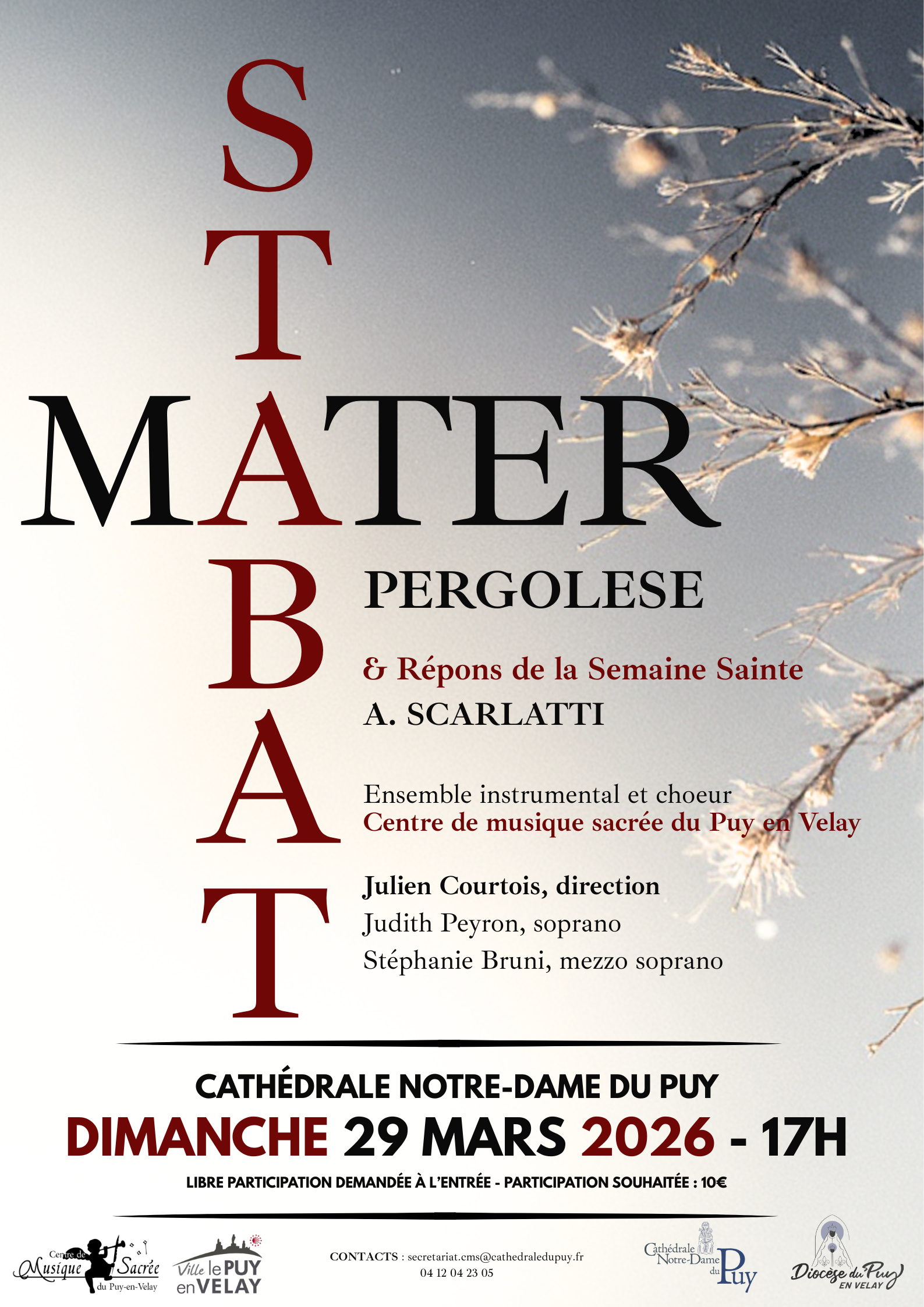 Cathédrale : Stabat Mater & pergolese concert_Le Puy-en-Velay