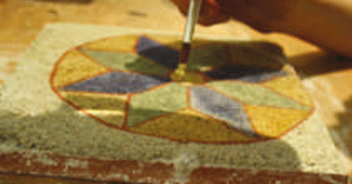 Visite-atelier : Apprentis fresquistes_Saint-Georges-Lagricol